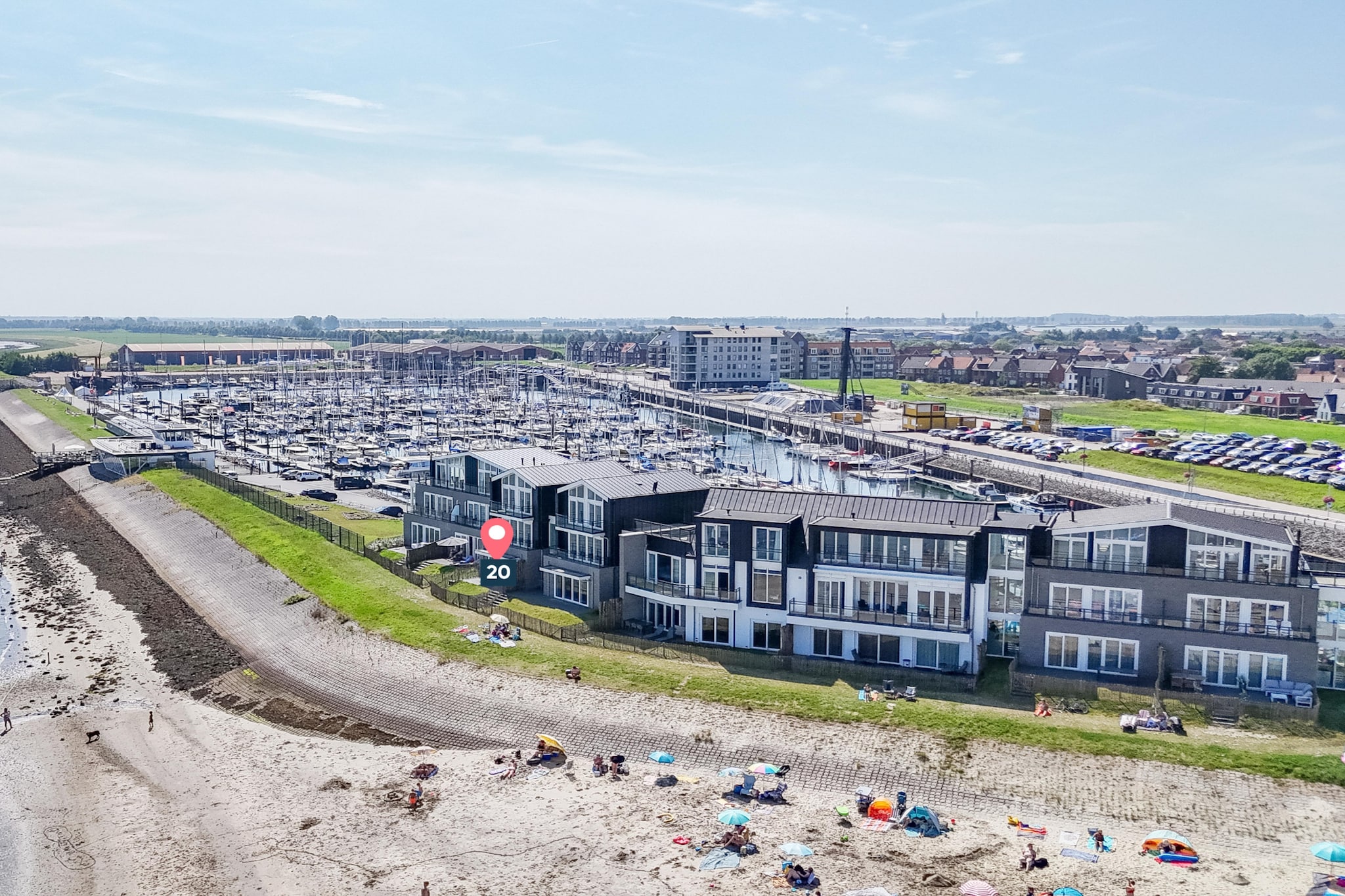 Vakantiewoning aan het strand - met tuin en terras | Nr. 20 | 2 Pers. | Vista Maris - Vue d'été