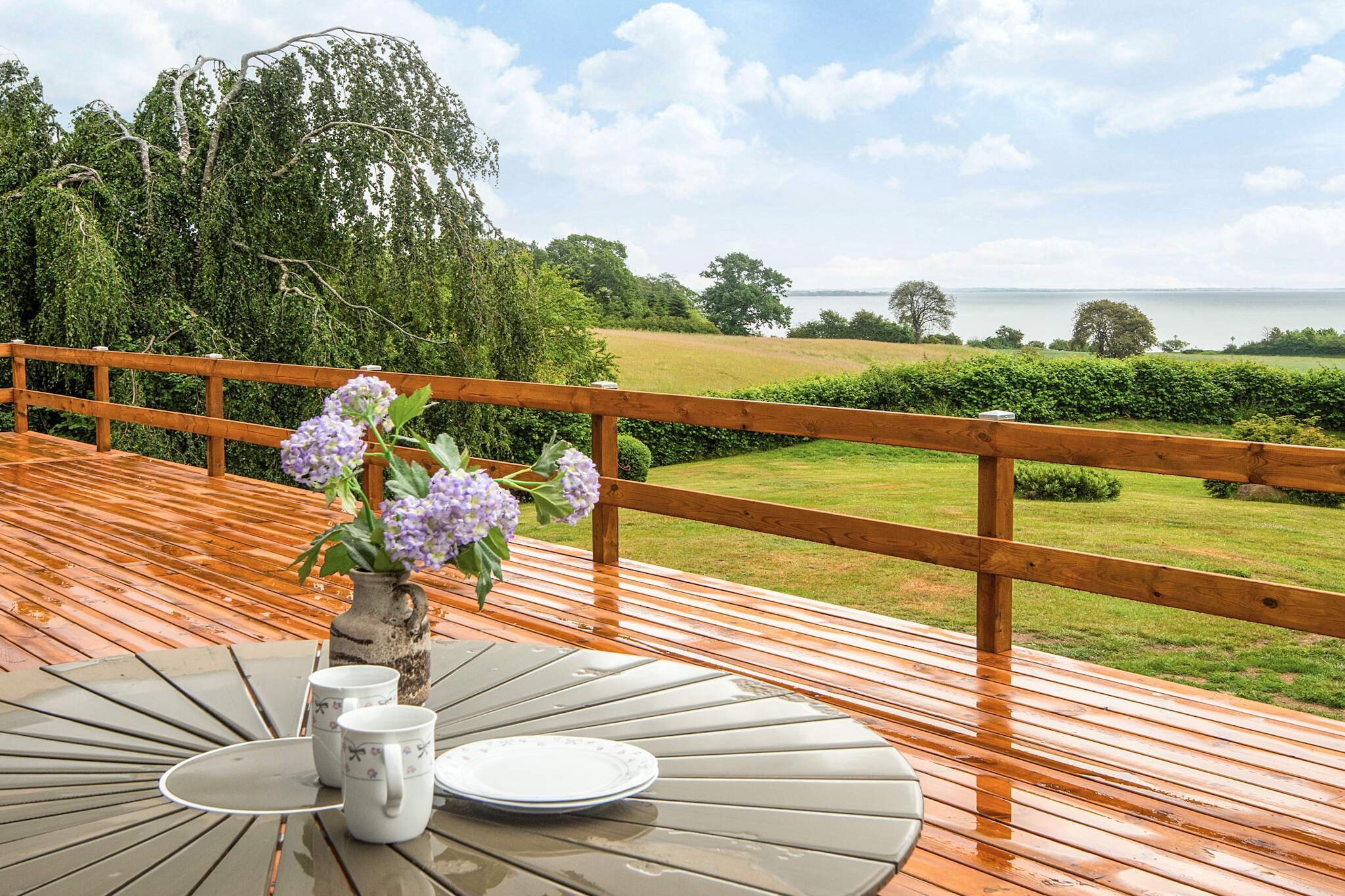 5 etoiles maison de vacances a Hejls - Vue sur l'eau