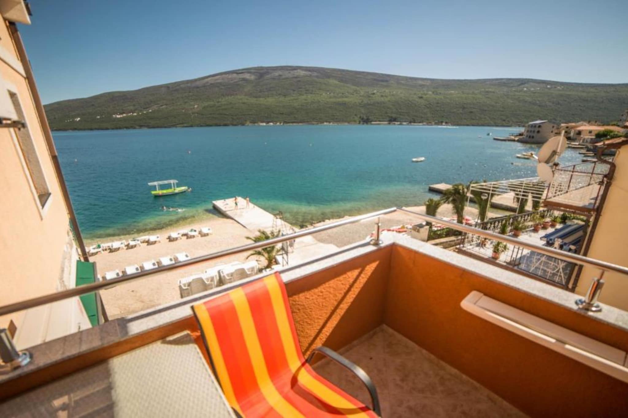 Fiammanti Hotel Montenegro-One Bedroom Apartment with Balcony and Sea View - Terrasse / balcon