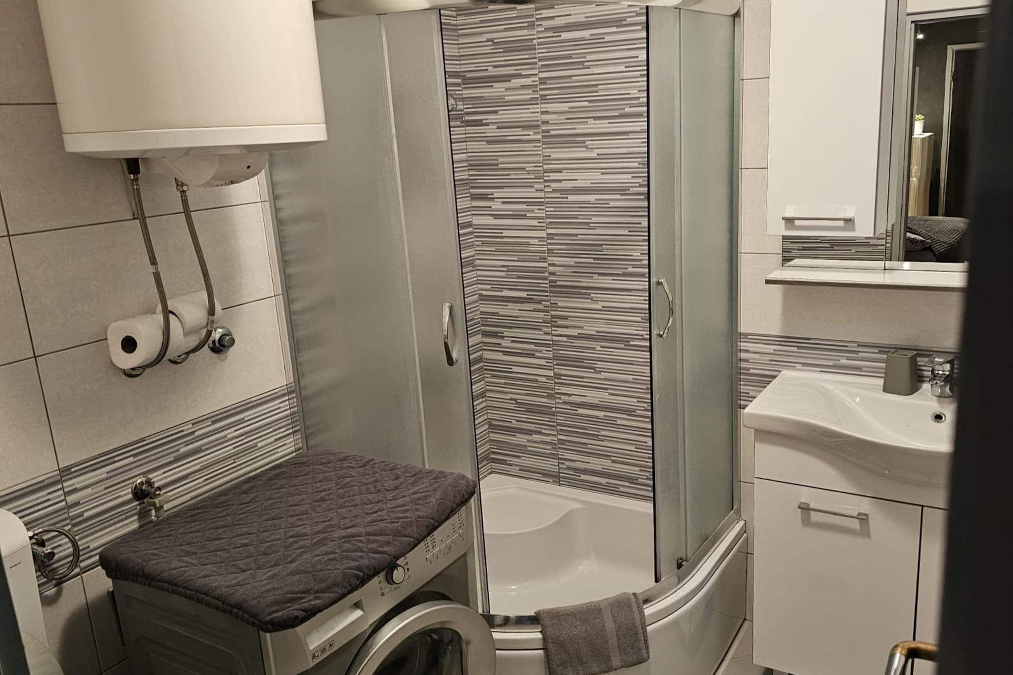 Apartments Diadora - Studio apartment Stone (ground floor) - Salle de bain