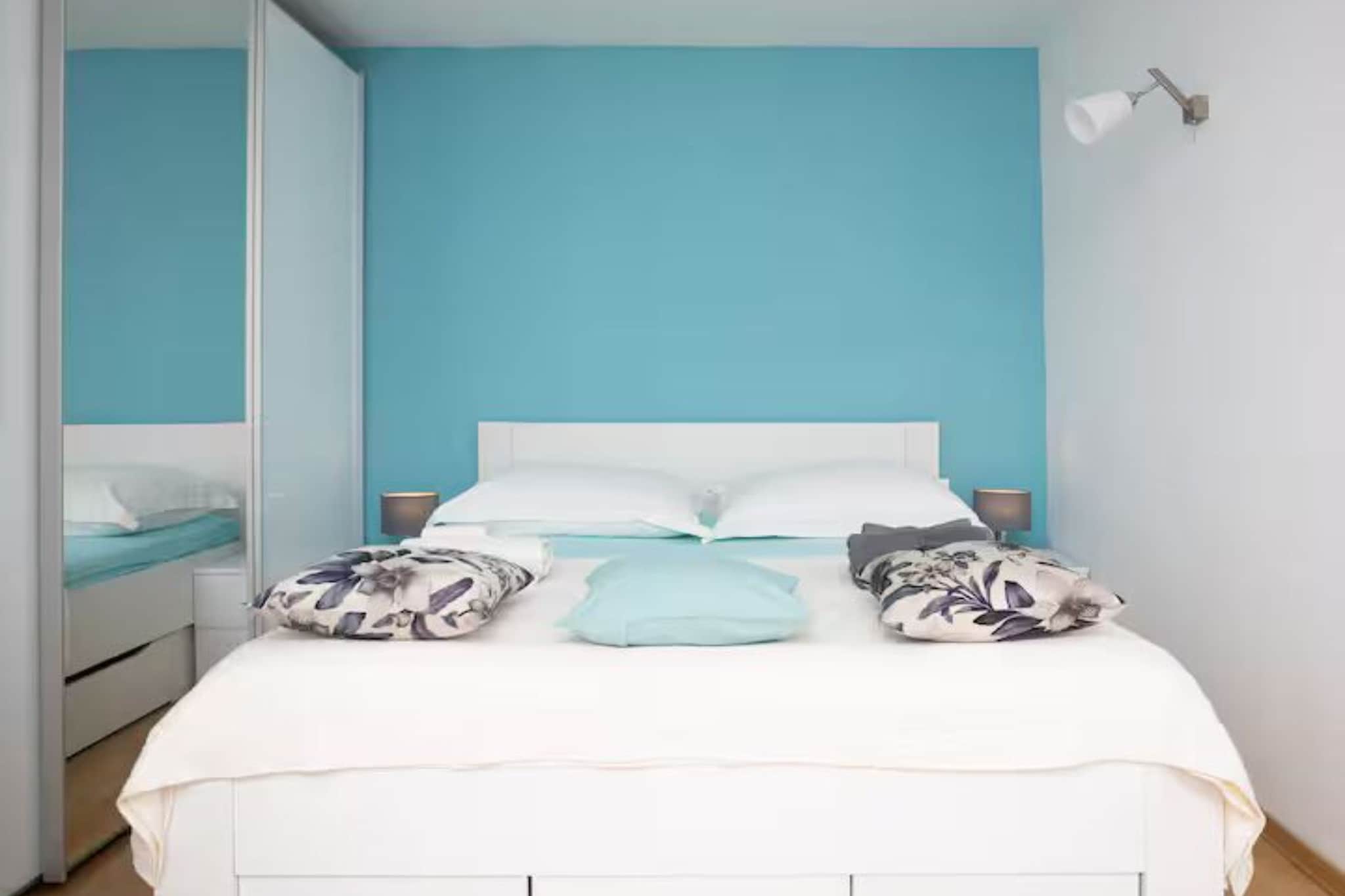 Blue Magic Apartment - Two Bedroom Apartment with Sea View and Terrace - Slaapkamer