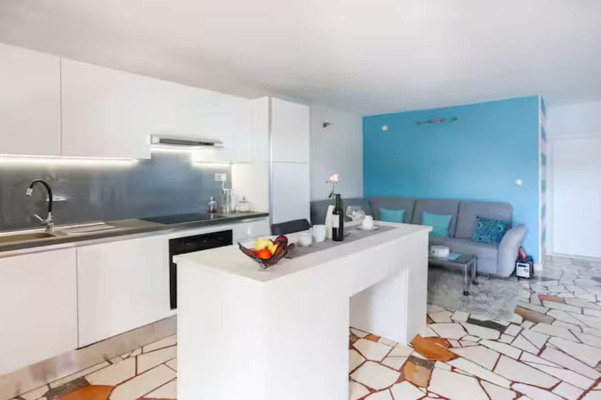 Blue Magic Apartment - Two Bedroom Apartment with Sea View and Terrace - Keuken