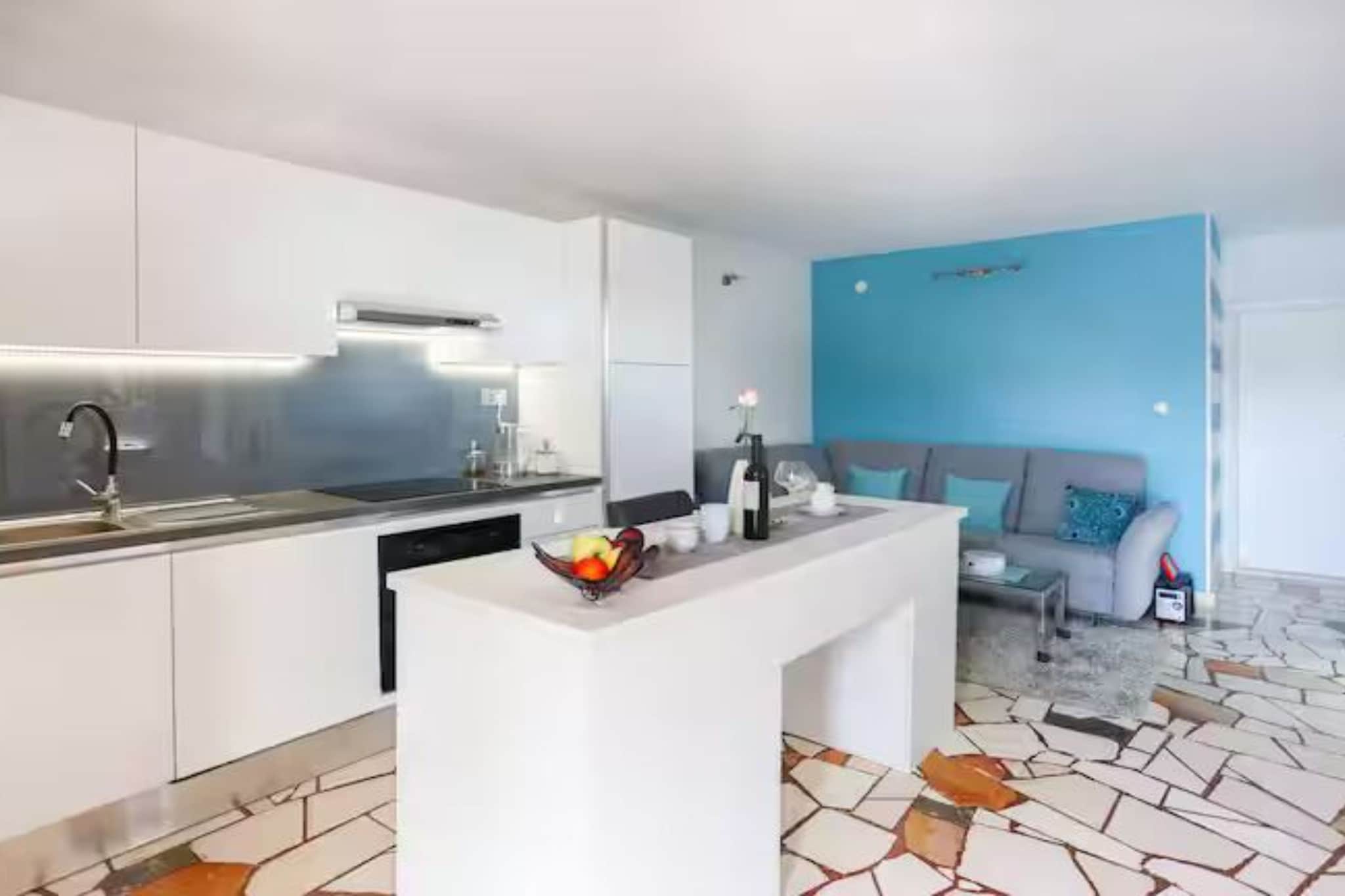 Blue Magic Apartment - Two Bedroom Apartment with Sea View and Terrace - Keuken