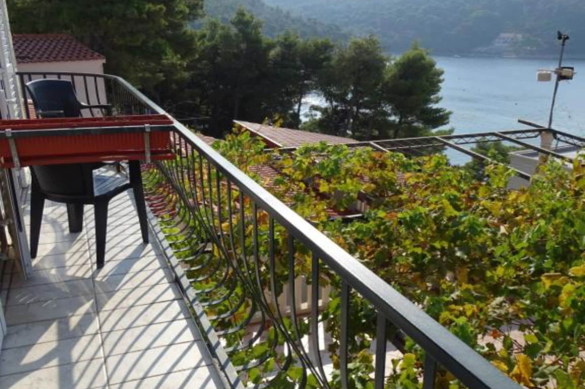 Villa Azure Saplunara - One bedroom apartment Romana - Terrasbalkon