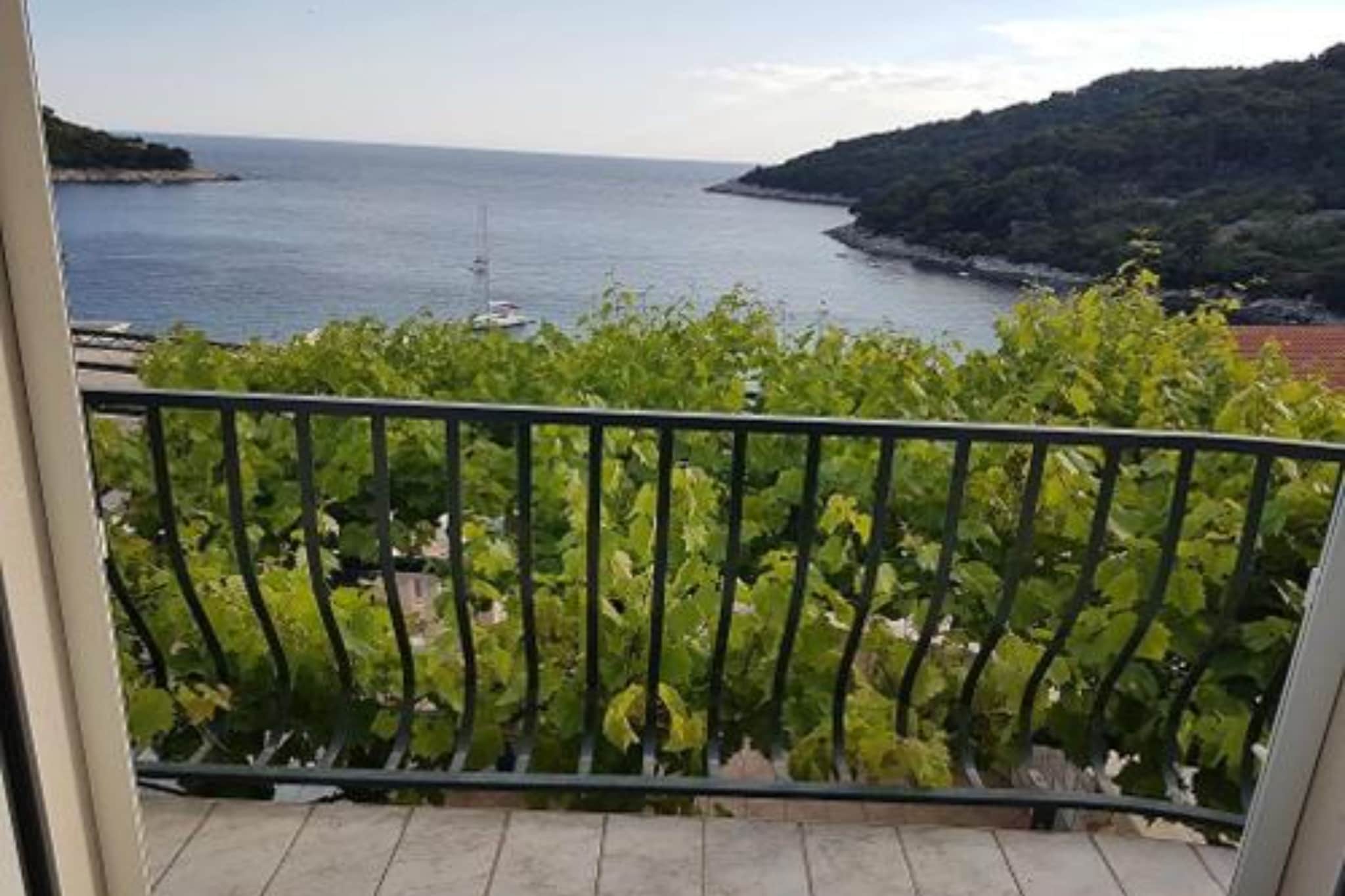 Villa Azure Saplunara - One bedroom apartment Romana - Terrasbalkon