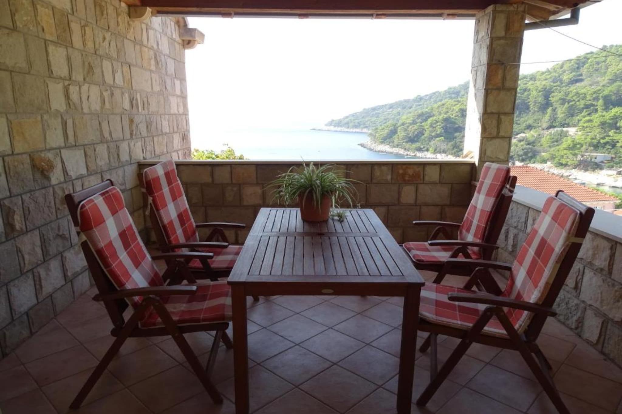 Villa Azure Saplunara - One bedroom apartment Romana - Terras