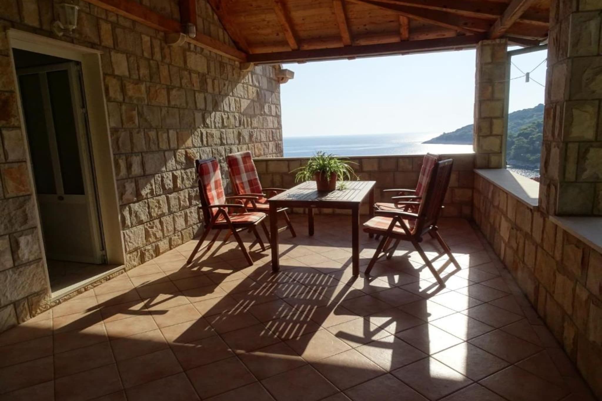 Villa Azure Saplunara - One bedroom apartment Romana - Terras