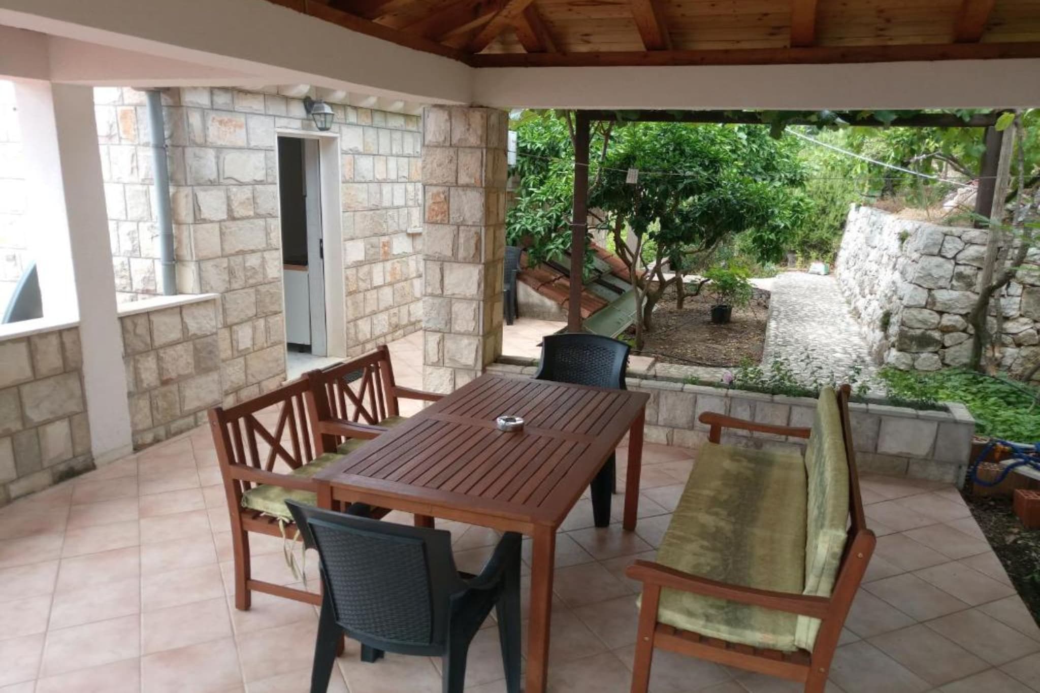 Villa Azure Saplunara - One bedroom apartment Mirta - Terras