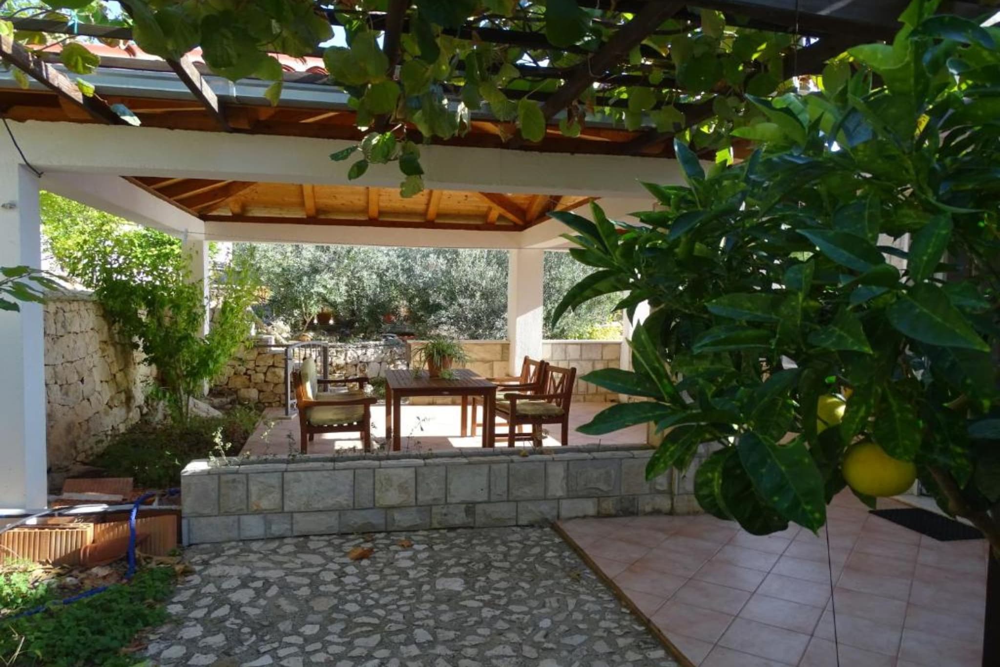 Villa Azure Saplunara - One bedroom apartment Mirta - Terras