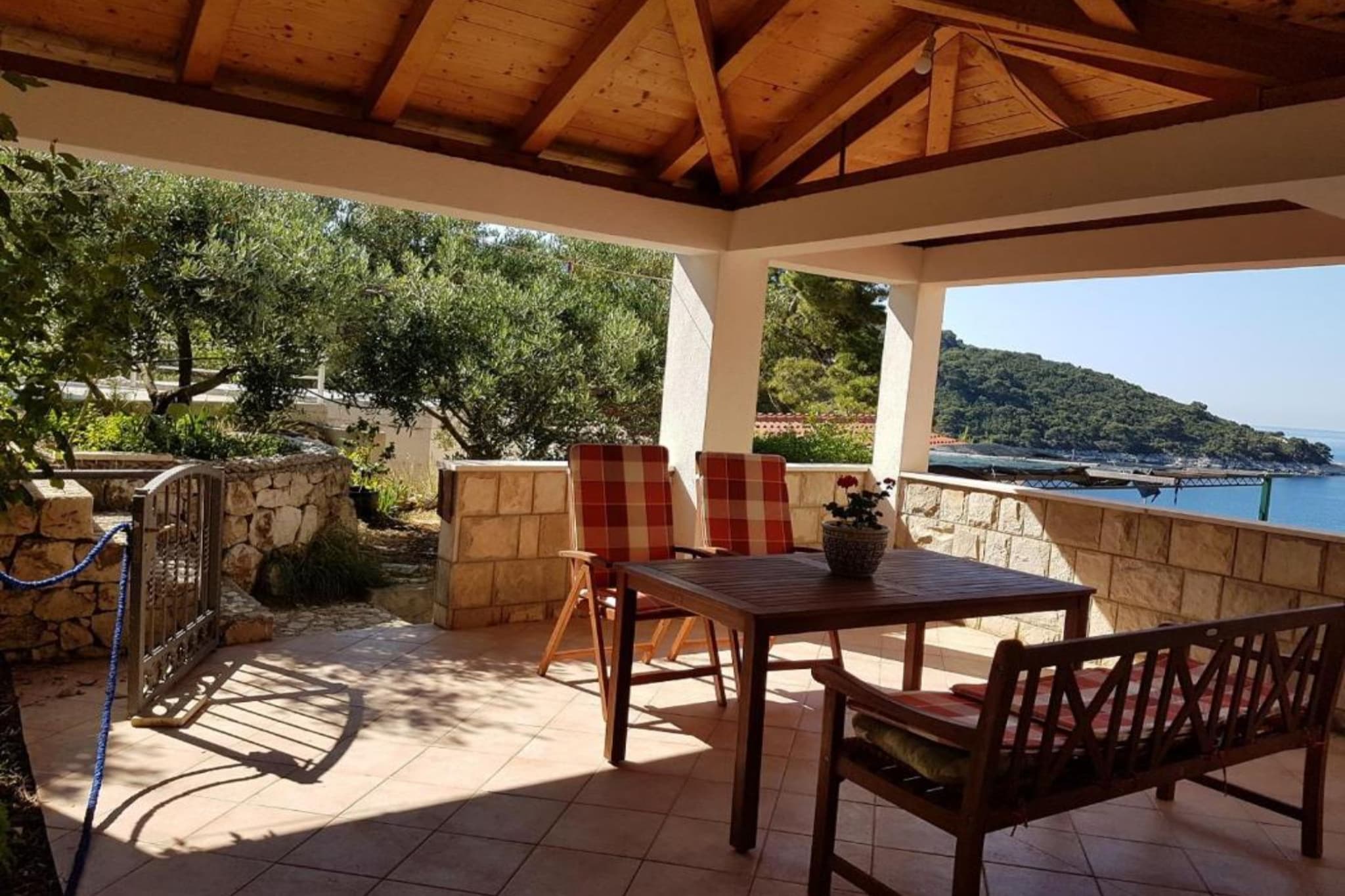 Villa Azure Saplunara - One bedroom apartment Mirta - Terras