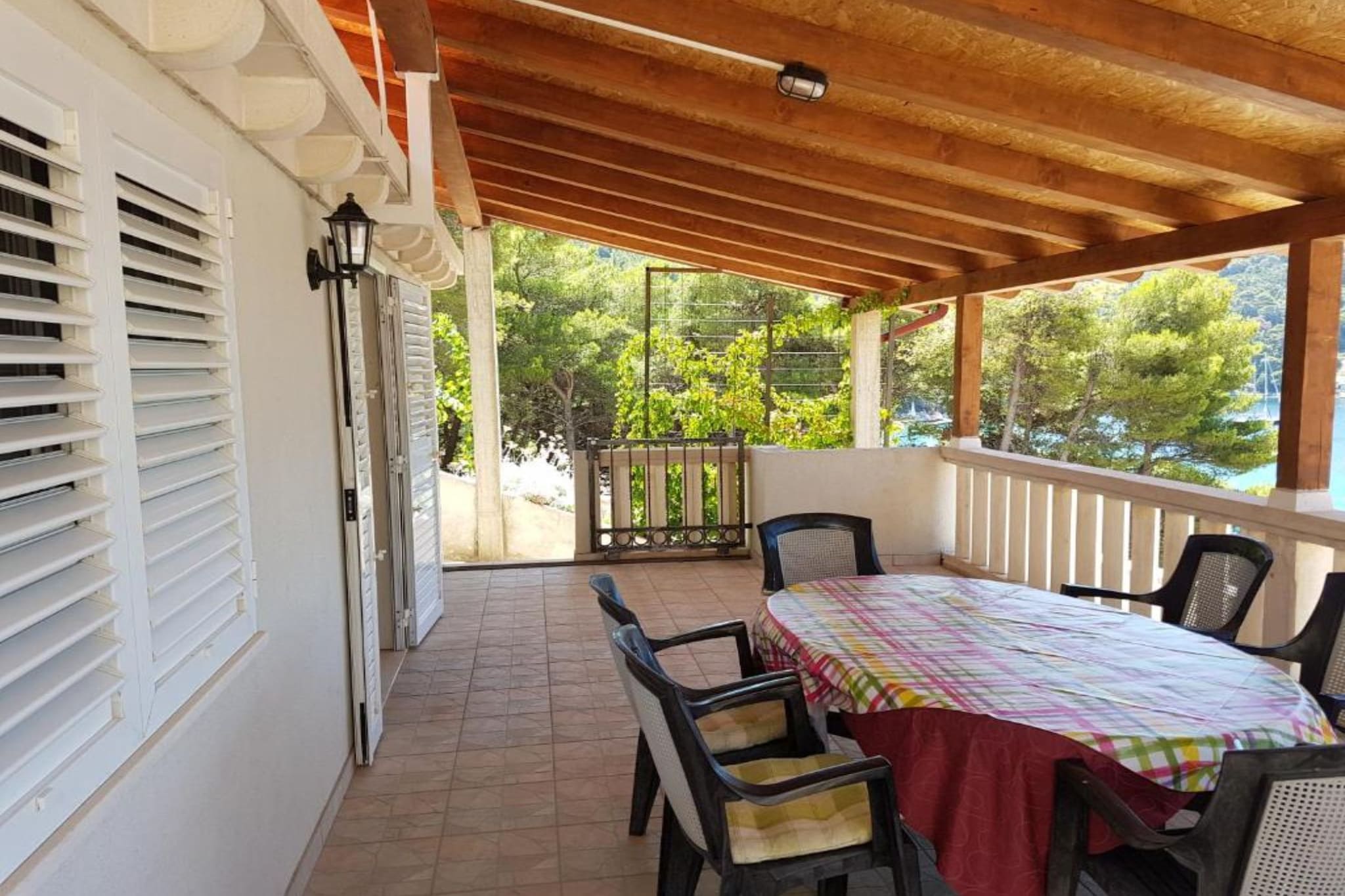 Villa Azure Saplunara - One bedroom apartment Jeny - Terras