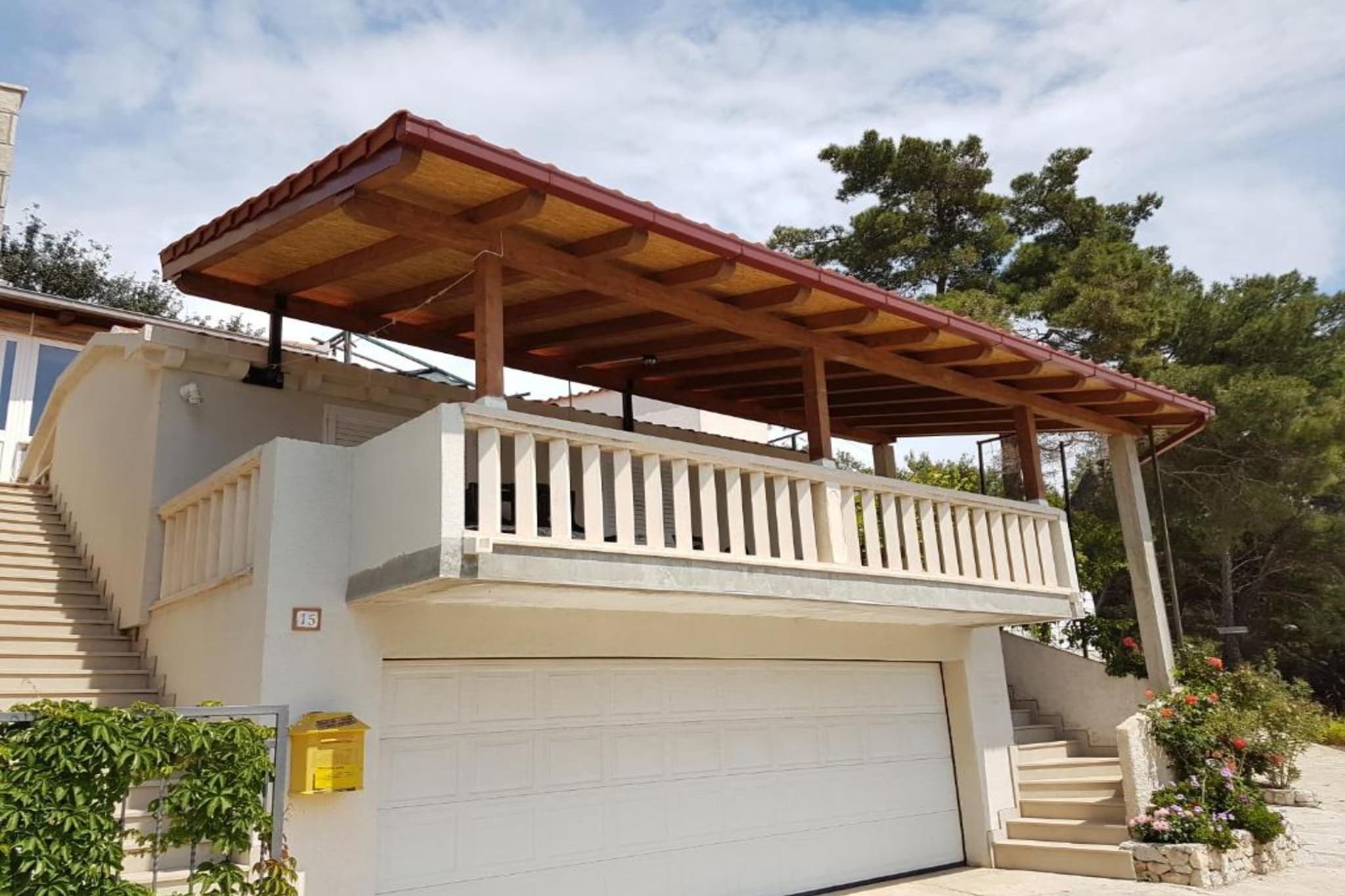 Villa Azure Saplunara - One bedroom apartment Jeny - Terras