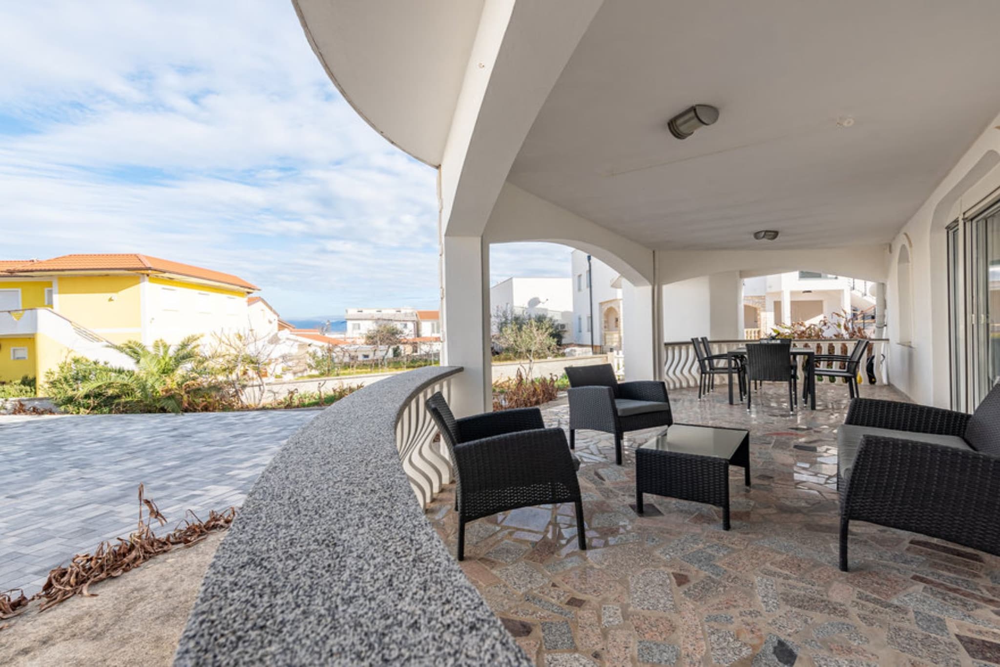 Marilona Welle Apartments Vir - Superior Two Bedroom Apartment  with Terrace - Buitenlucht