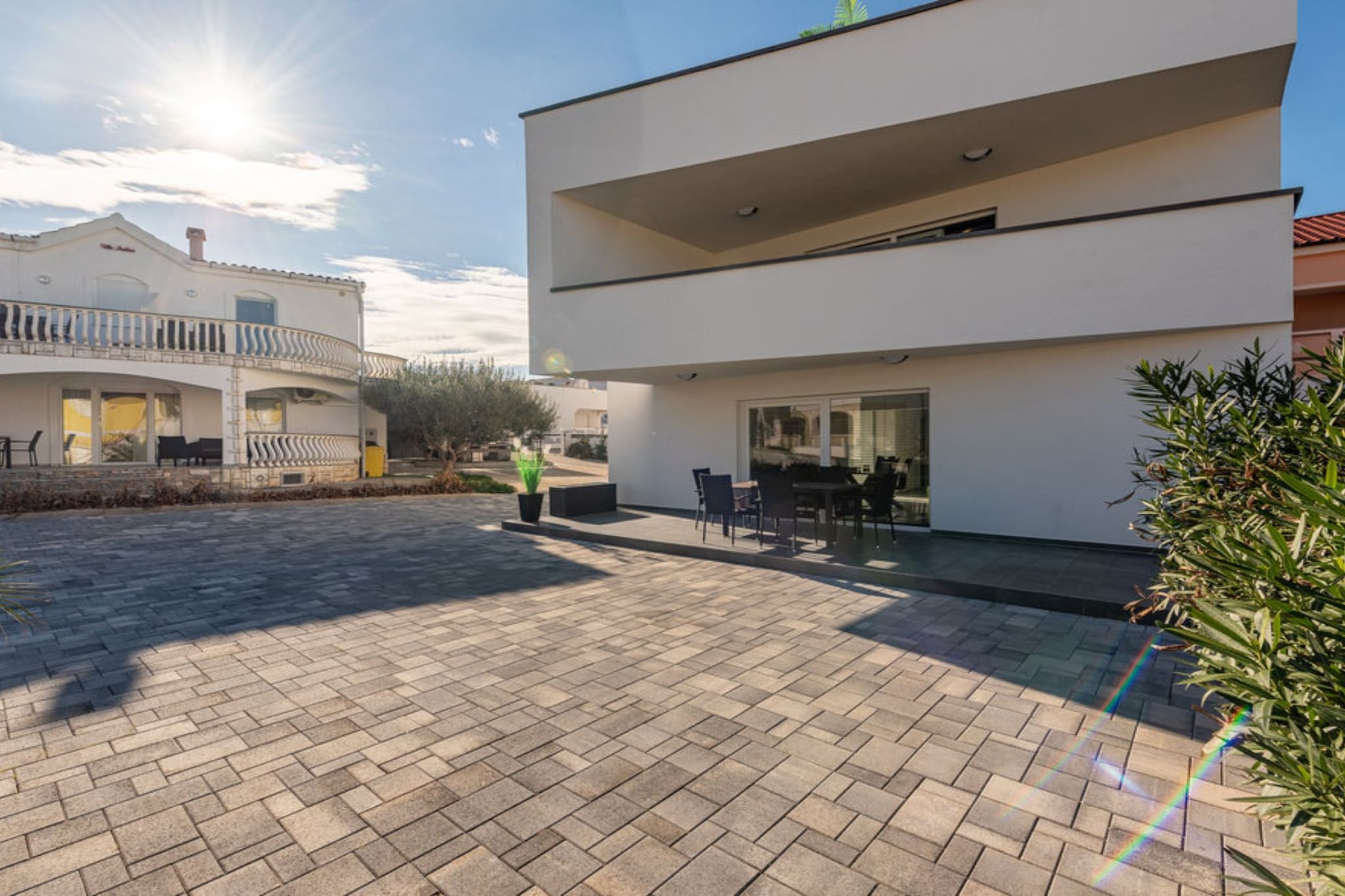Marilona Welle Apartments Vir - De Luxe Three Bedroom Apartment with  Hot-Tub - Buitenlucht