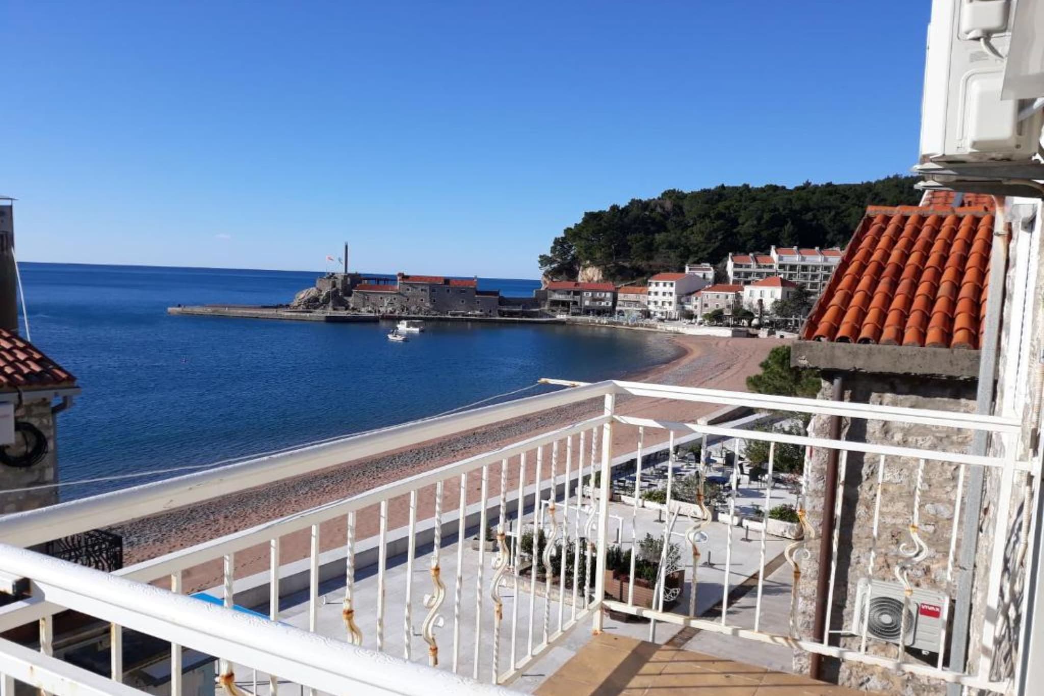 Villa Teodora Mare - One bedroom apartment with beach view (App 5) - Terrace balcony