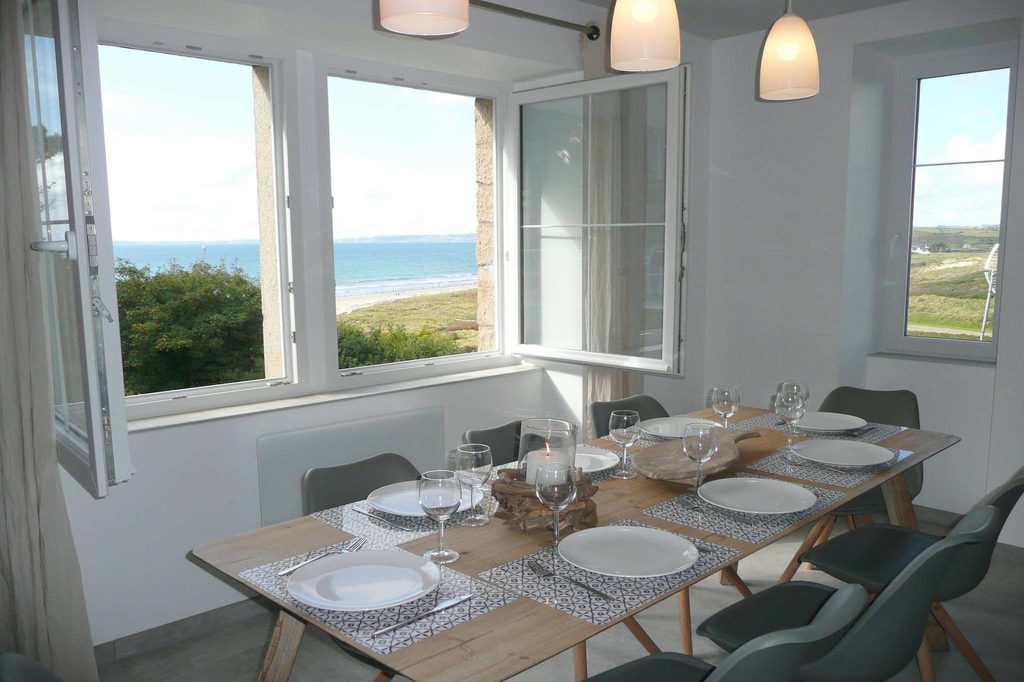 Stone house in Brittany with sea view