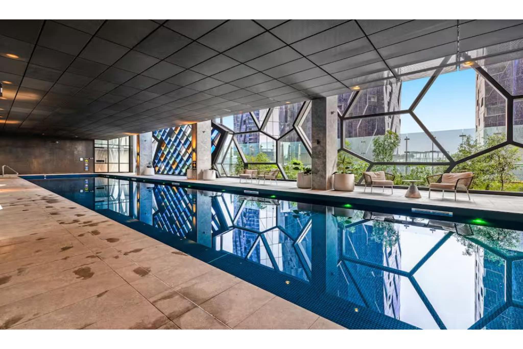 Property description
Unbeatable location meets luxury living. Perched in Westside Place along with the Ritz Carlton and Dorsett Hotels, this sunlit two-bedroom apartment boasts sweeping ocean and city skyline views. Step outside to world-class dining, shopping, Southern Cross Station, Marvel Stadium, and free trams at your doorstep. Inside, enjoy a rare bathtub, study nook, and chic dining space. With heated pools, gyms, and lounges on-site, it’s the ultimate Melbourne city stay, vibrant, stylish, and unforgettable.
The space
✨ About this space – Skyline & Sea Luxe, Westside Place
 
Experience the best of Melbourne from this stunning two-bedroom apartment in Westside Place Tower 4, where ocean views, city skylines, and all-day sun come together.
 
✔ Unbeatable location – Marvel Stadium, Spencer Street shopping, Crown Casino, world-class dining, and the free tram zone are right at your doorstep.
✔ Breathtaking views – Floor-to-ceiling windows capture sparkling skyline lights and ocean horizons.
✔ Stylish comfort – Relax with a rare bathtub, work from your private study nook, or share meals at the chic dining table.
✔ Resort-style living – Pools, gym, lounges, gardens, and private spaces exclusively for residents and guests.
✔ Perfect for every stay – Whether it’s a city escape, work trip, or a long weekend away, this apartment blends luxury with convenience.