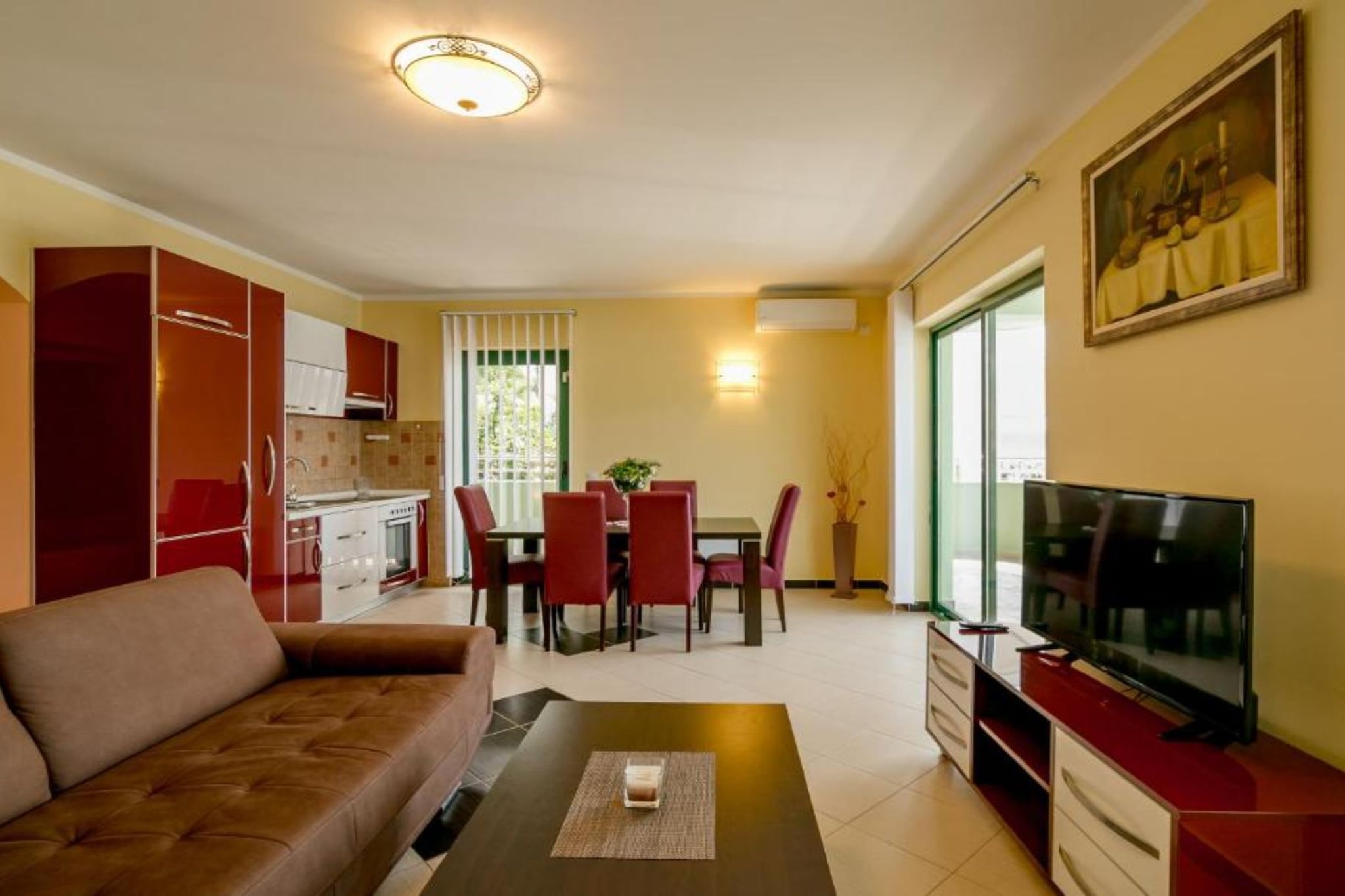 Amor Residence - Two Bedroom Apartment with Terrace and Sea View ( 7 ) - Woonkamer
