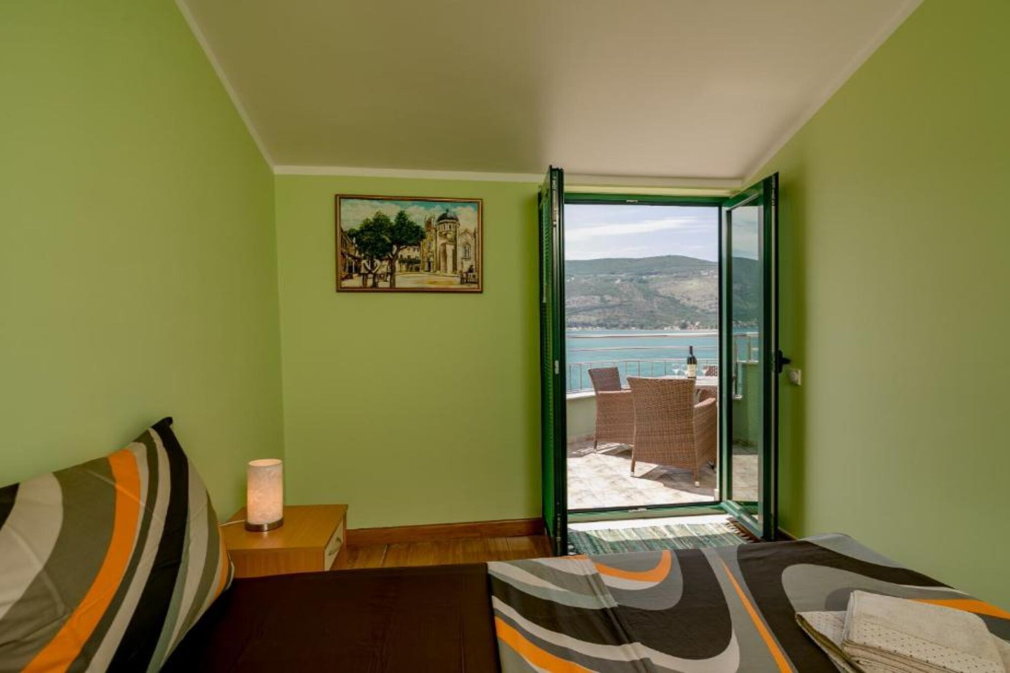 Amor Residence - One Bedroom Apartment with Terrace and Sea View (1 ) - Slaapkamer