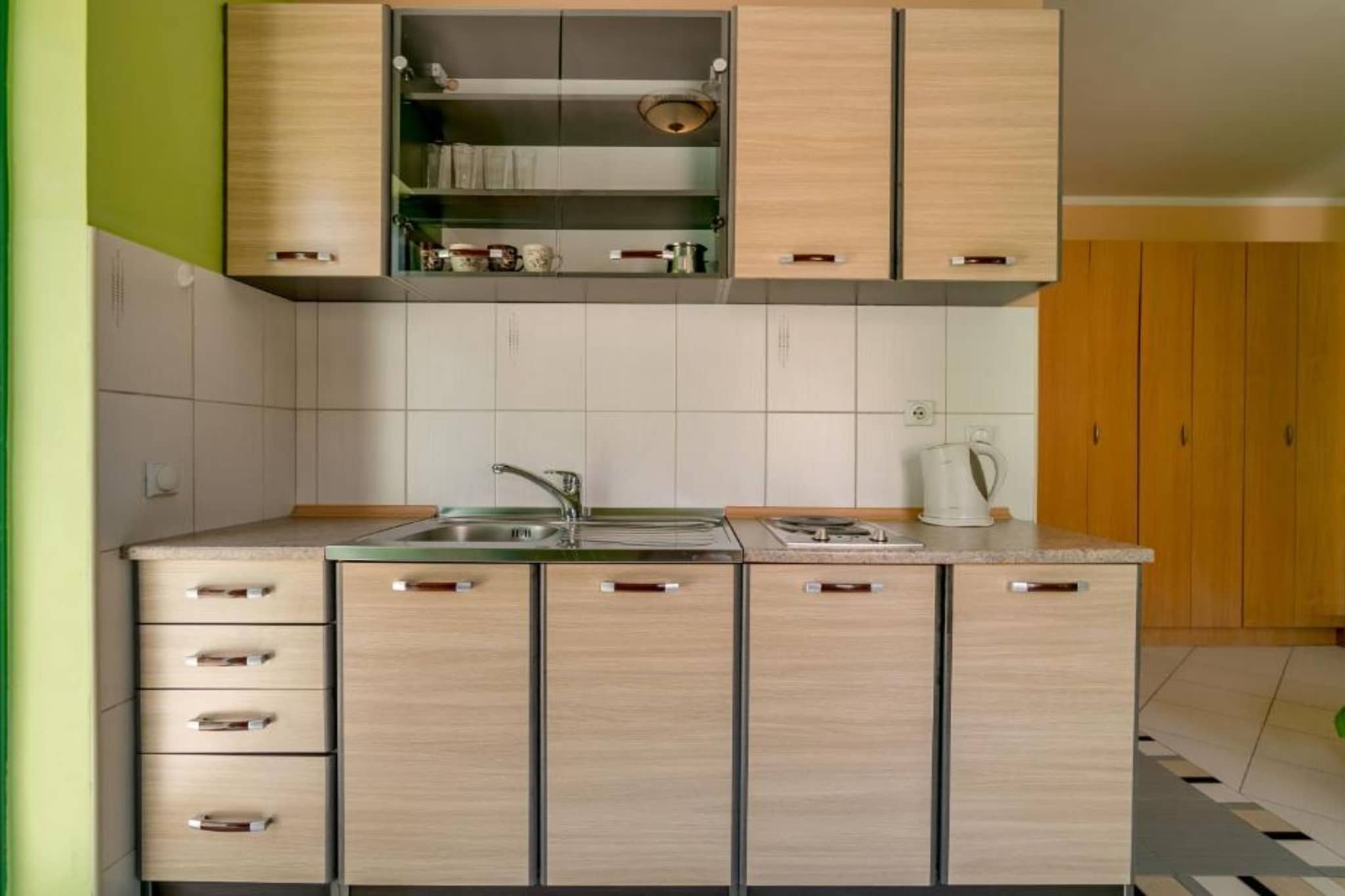 Amor Residence - One Bedroom Apartment with Terrace and Sea View (1 ) - Keuken