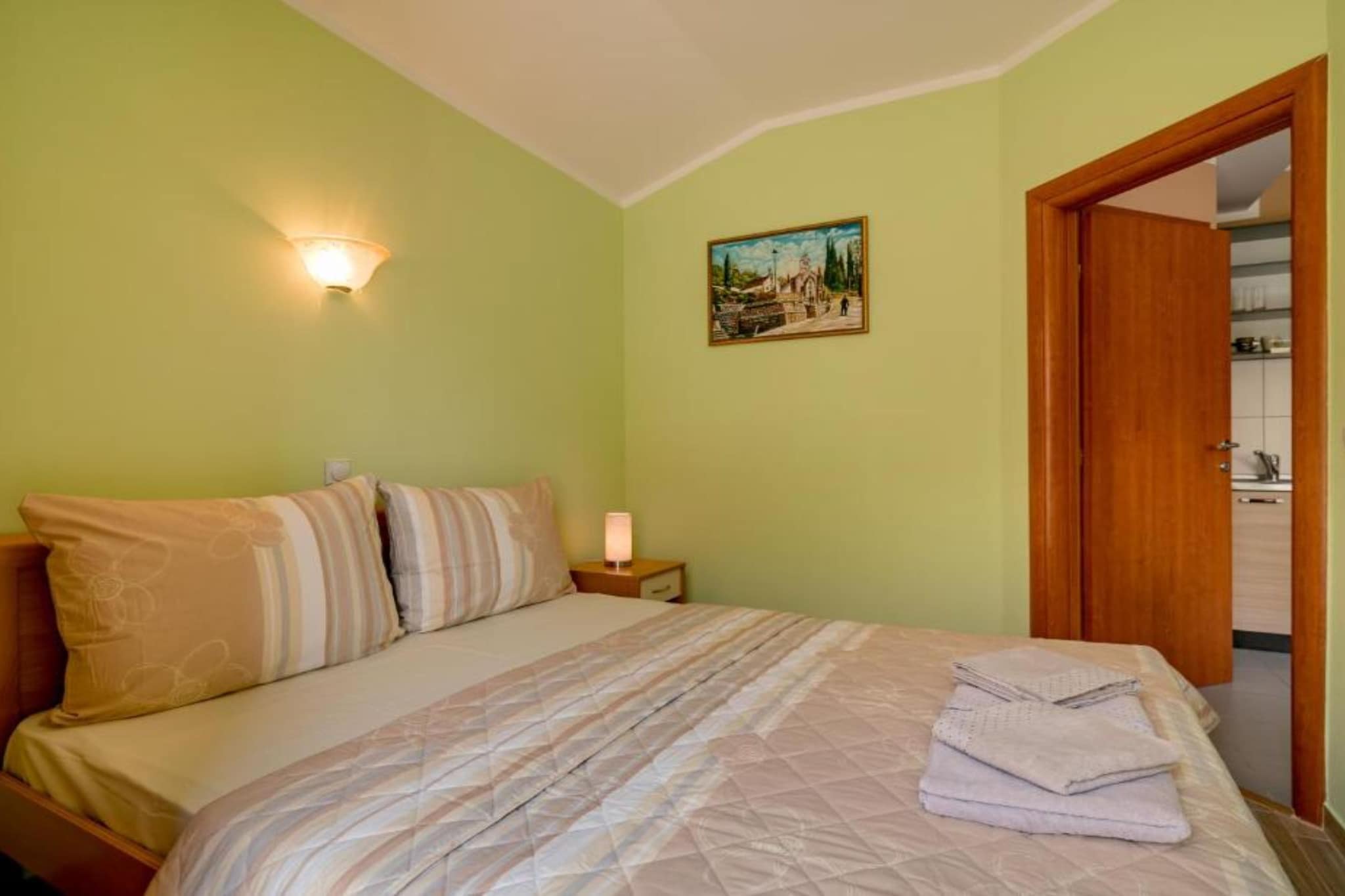 Amor Residence - One Bedroom Apartment with Terrace and Sea View (5 ) - Slaapkamer