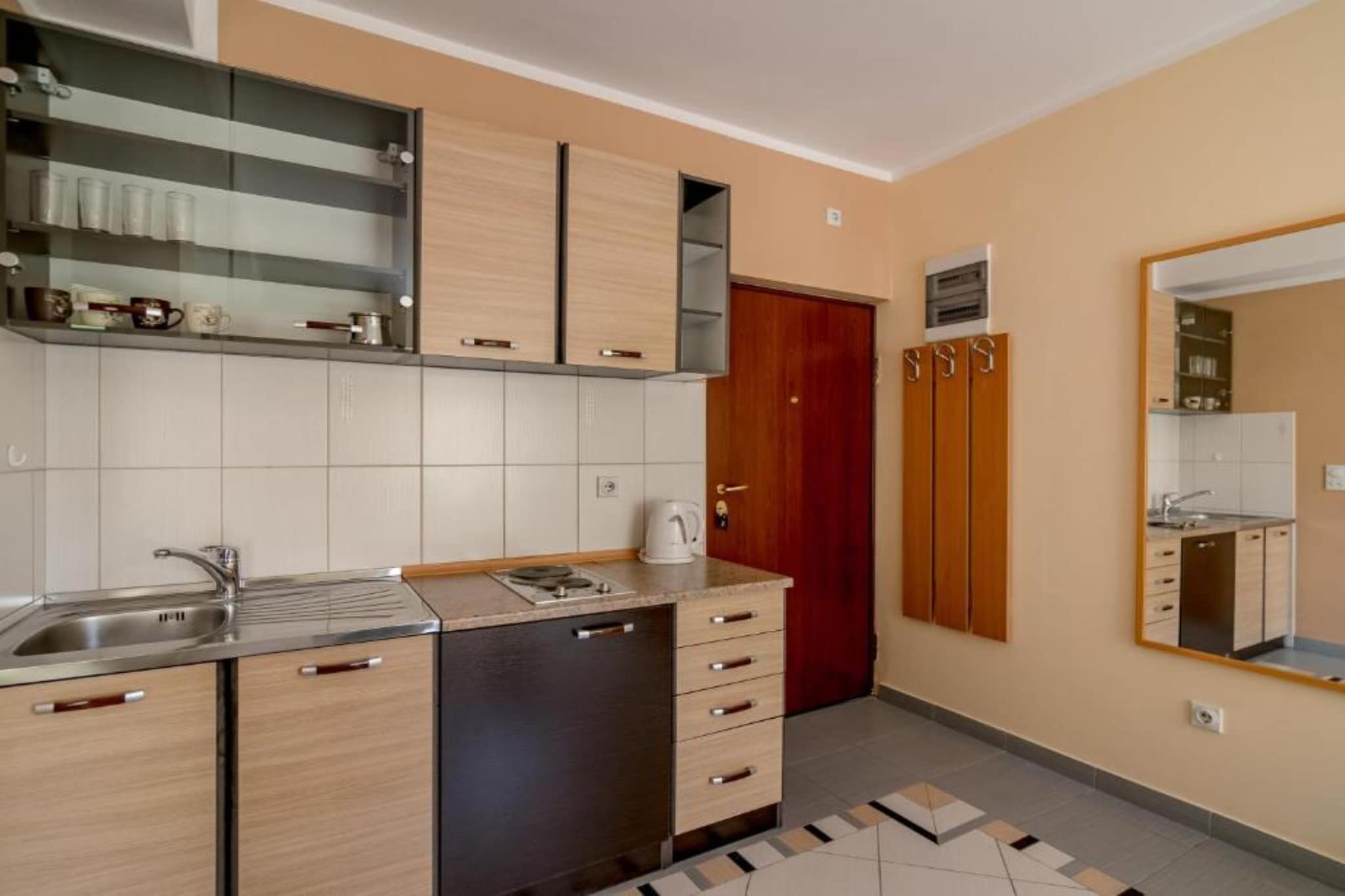 Amor Residence - One Bedroom Apartment with Terrace and Sea View (5 ) - Keuken