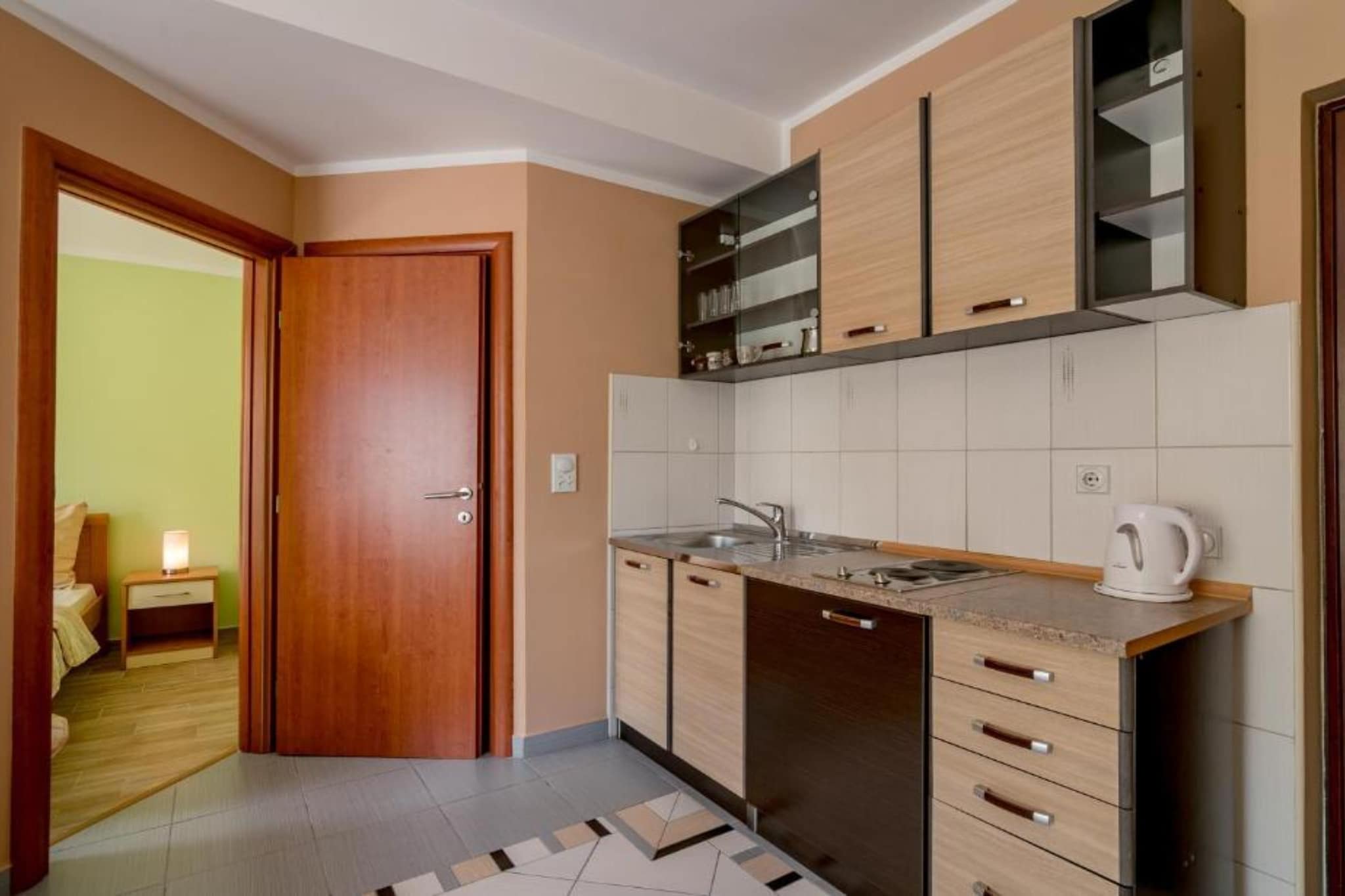 Amor Residence - One Bedroom Apartment with Terrace and Sea View (5 ) - Keuken