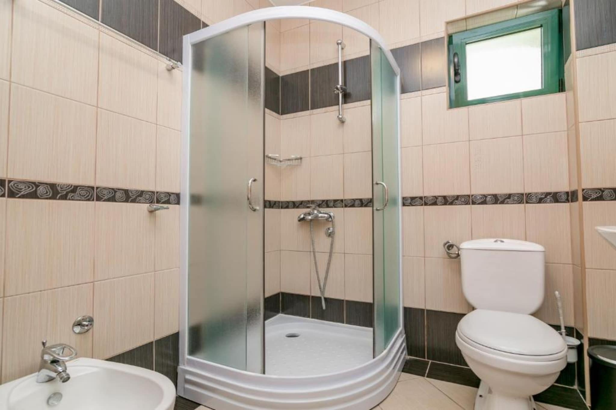 Amor Residence - One Bedroom Apartment with Terrace and Sea View (5 ) - Badkamer