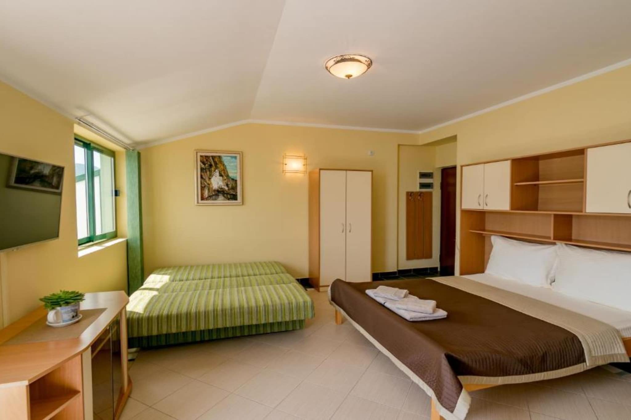 Amor Residence - Studio Apartment with Terrace and Sea View (4 ) - Bedroom
