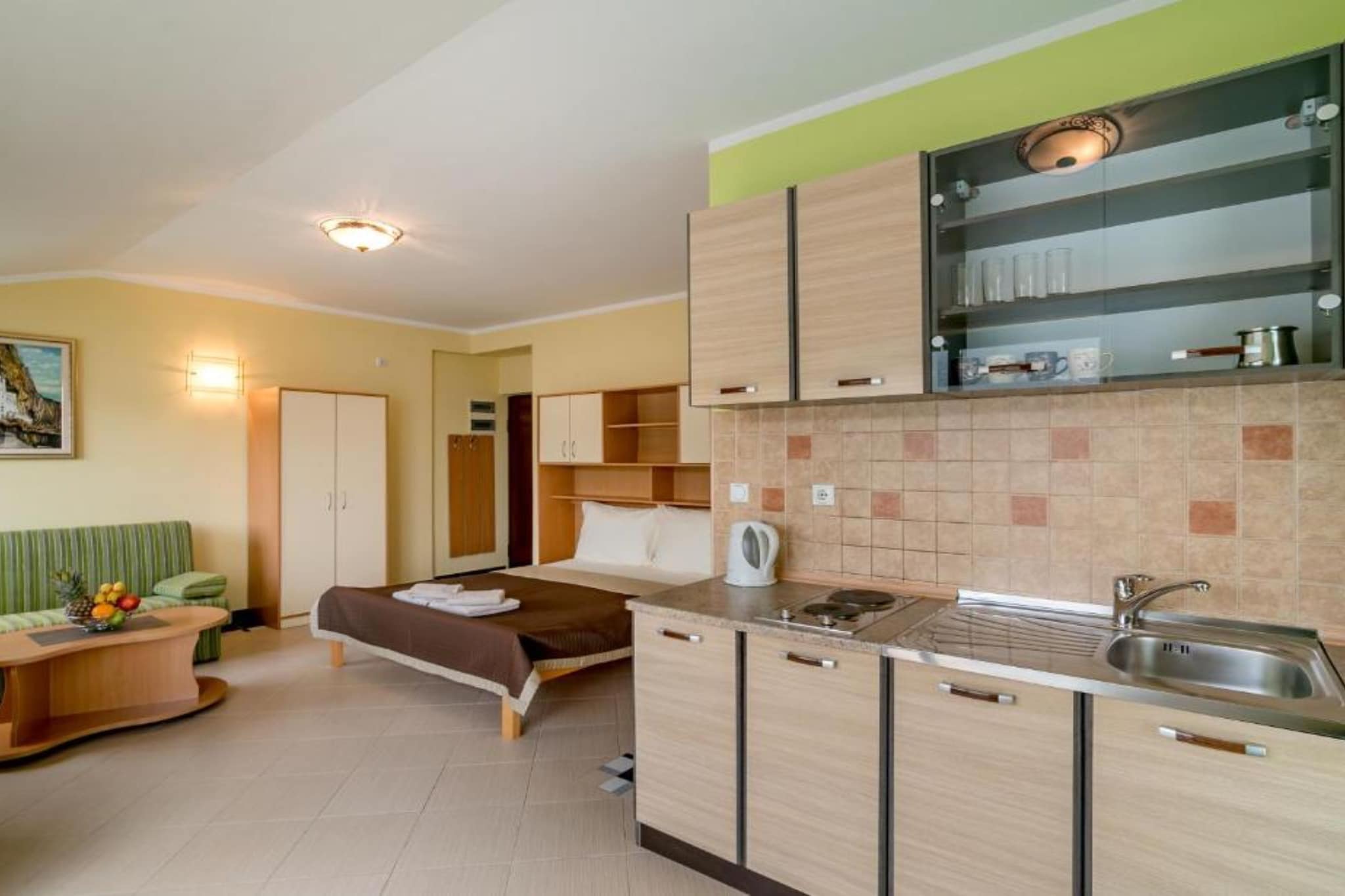 Amor Residence - Studio Apartment with Terrace and Sea View (4 ) - Kitchen