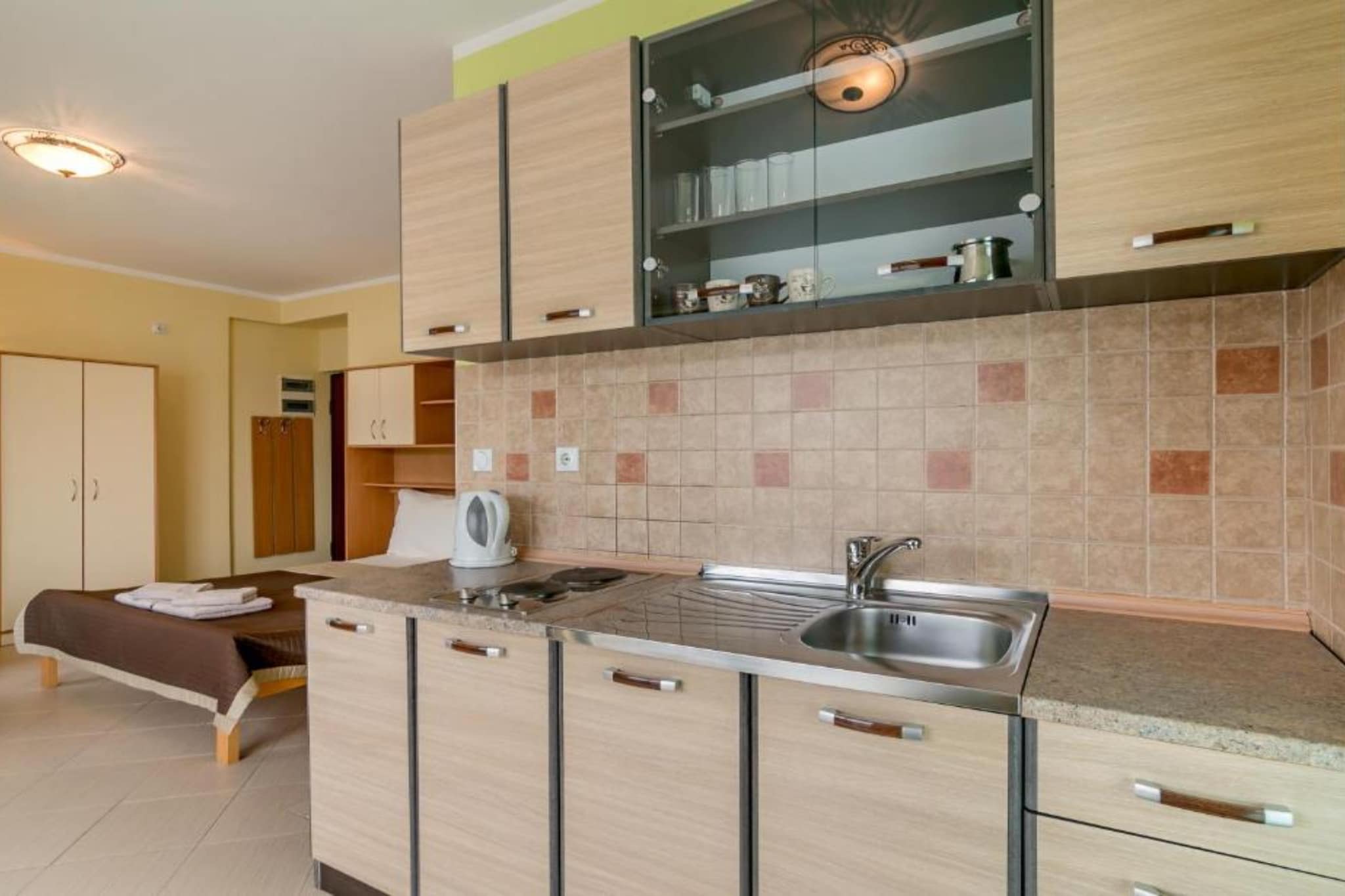 Amor Residence - Studio Apartment with Terrace and Sea View (4 ) - Kitchen