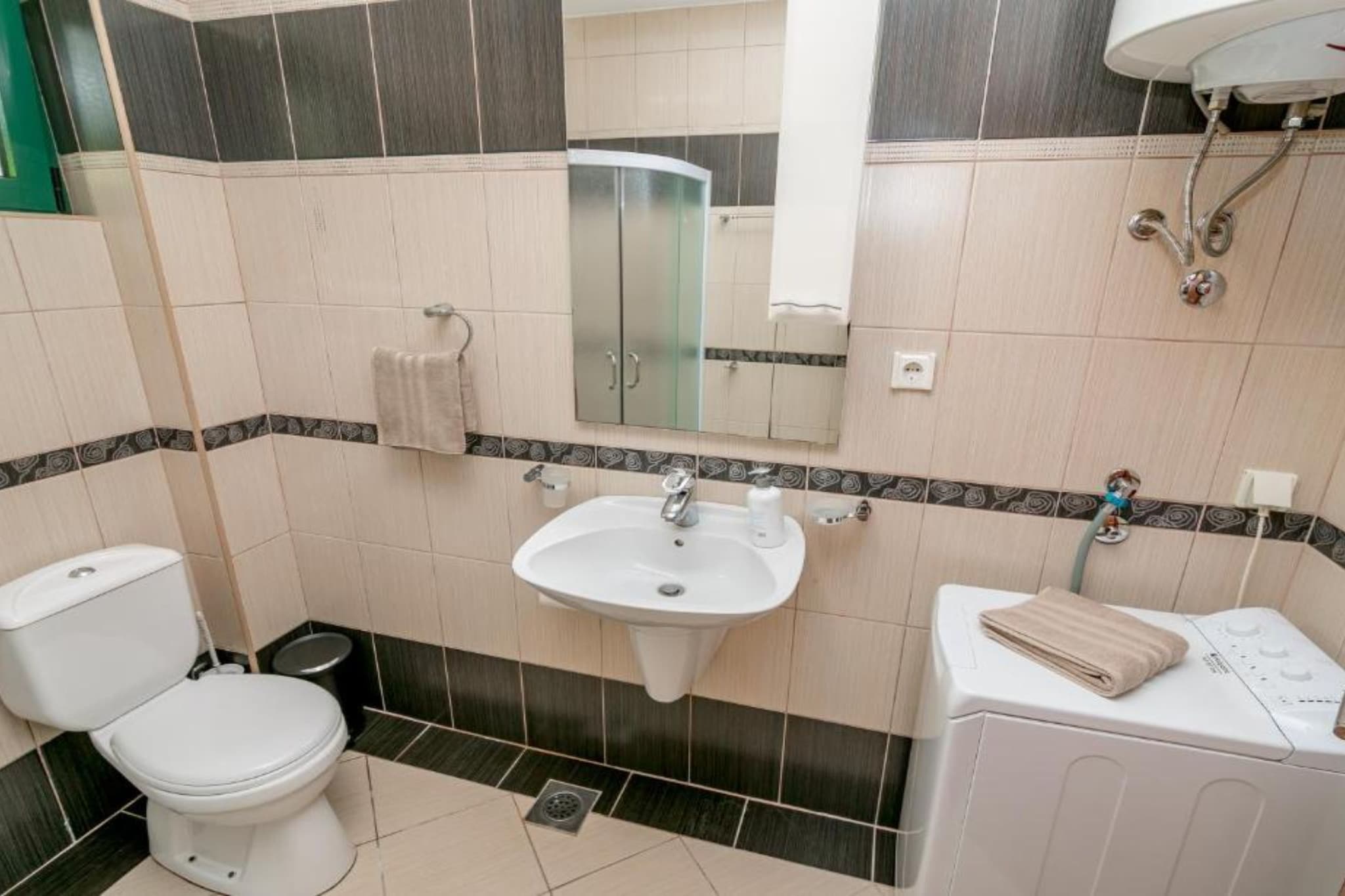 Amor Residence - Studio Apartment with Terrace and Sea View (4 ) - Bathroom