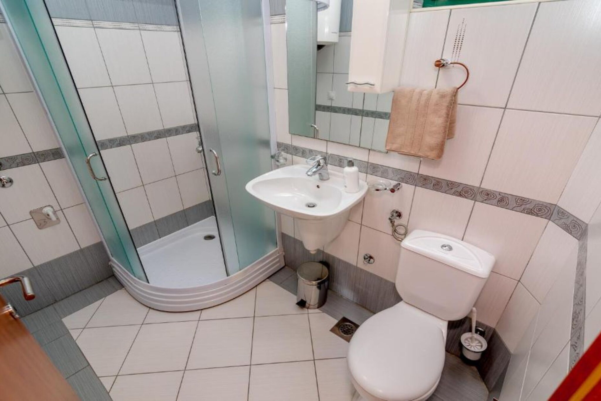 Amor Residence - Studio Apartment with Terrace and Partial Sea View (3 ) - Bathroom