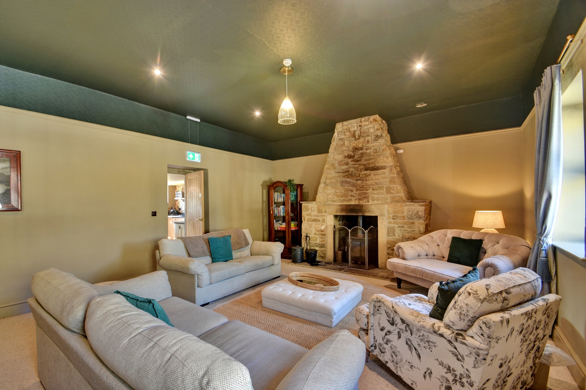 Blackton Farmhouse - Woonkamer