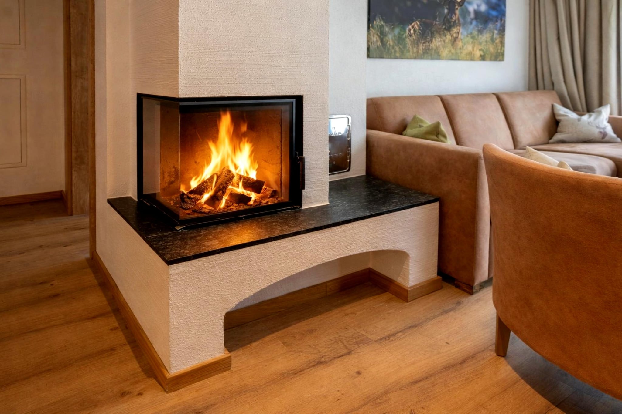 Alpinegold Residenz Hocharn Penthouse Suite - Woonkamer