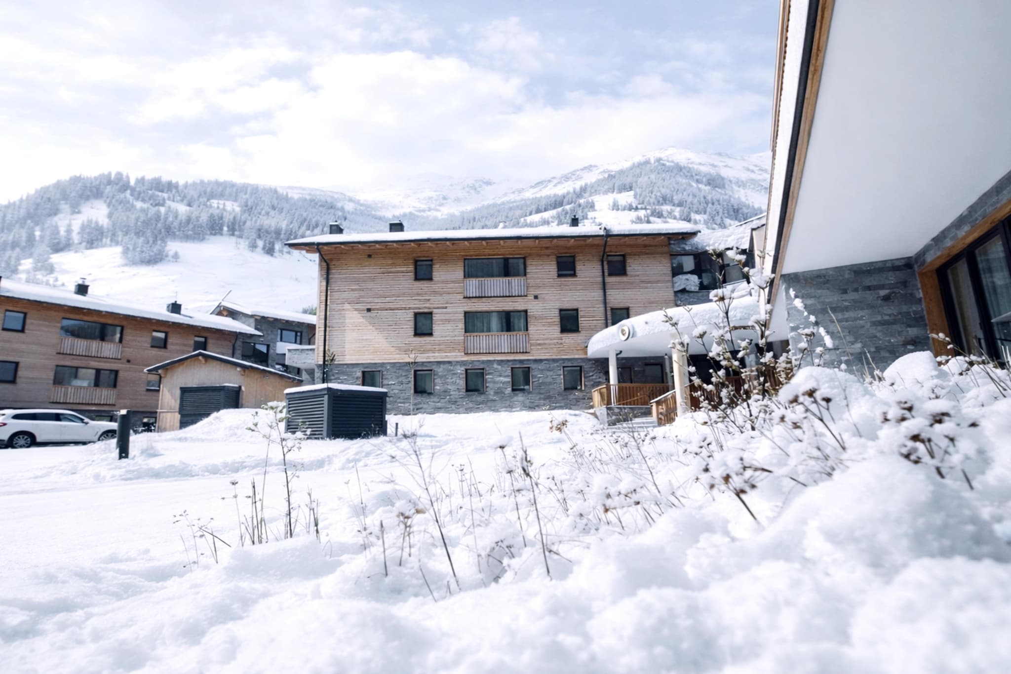 Alpinegold Residenz Goldquelle Penthouse Suite - Exterieur winter