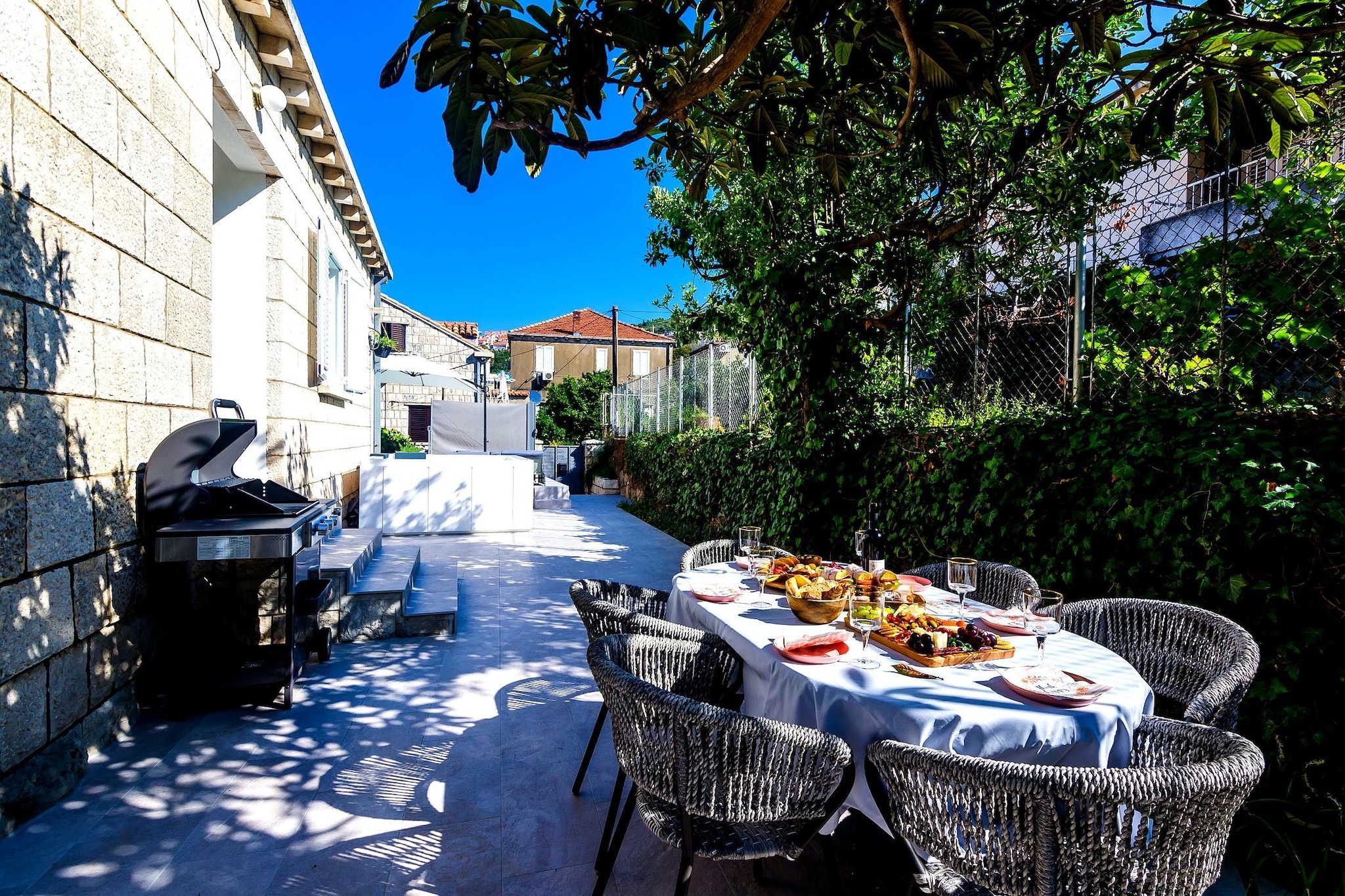 Villa Rustic stone - Terrasse / balcon