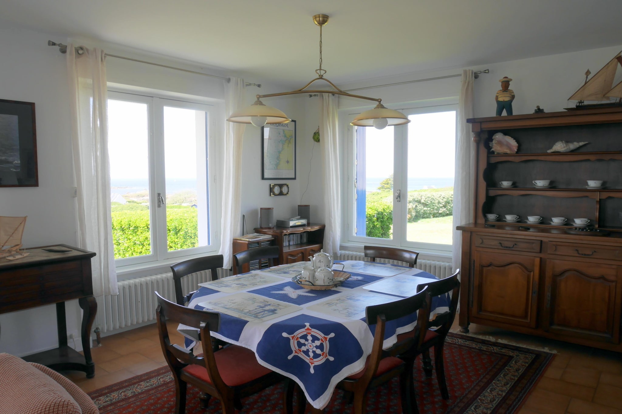 	Ferienhaus mit 180° Panorama Meerblick Lampaul-Plouarzel