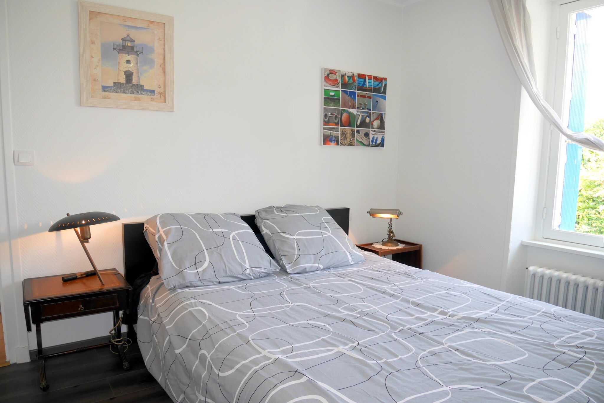 	Ferienhaus mit 180° Panorama Meerblick Lampaul-Plouarzel - Slaapkamer