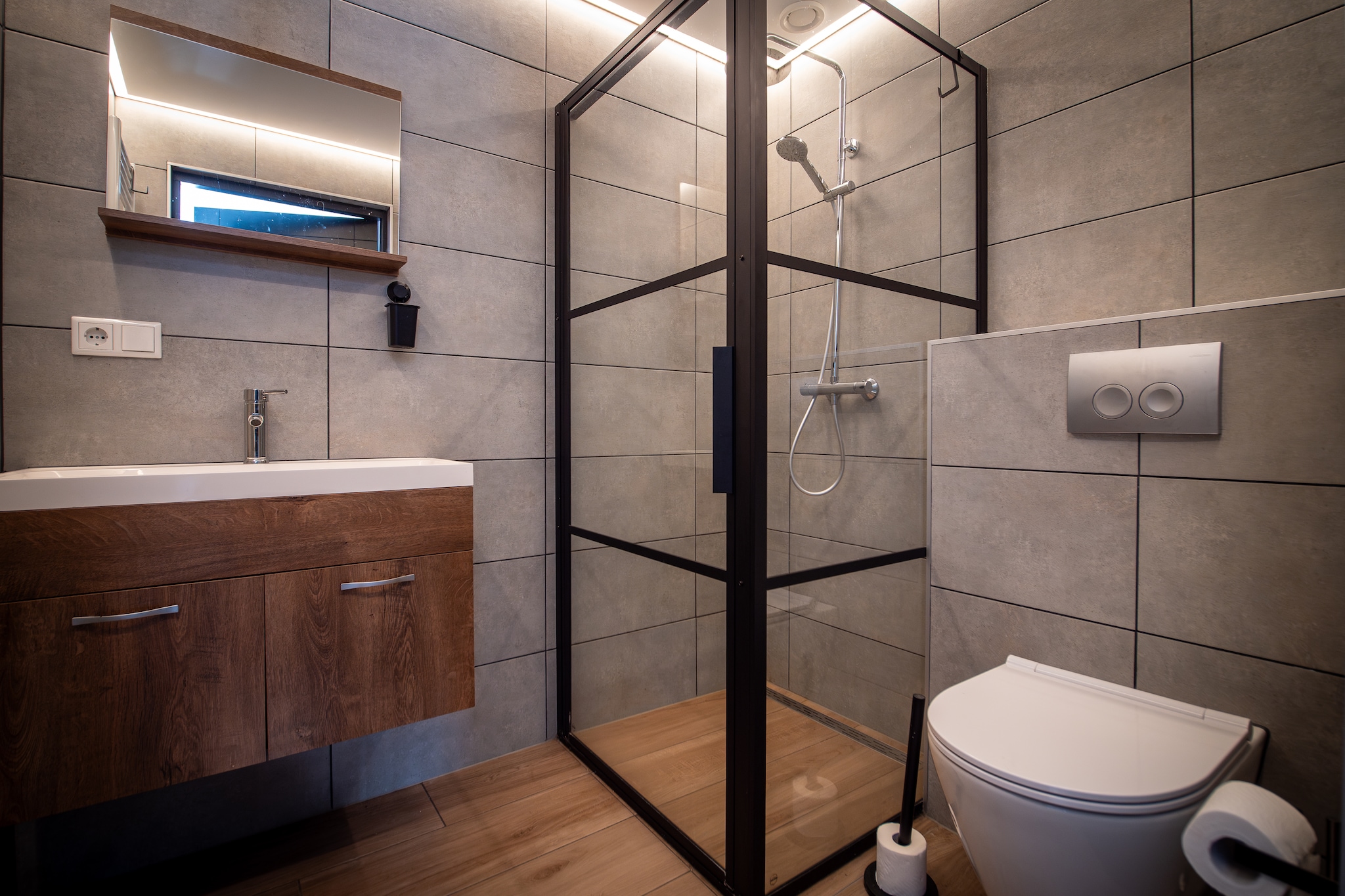 Appartement Am Eschenberg - 4 Personen - Badezimmer