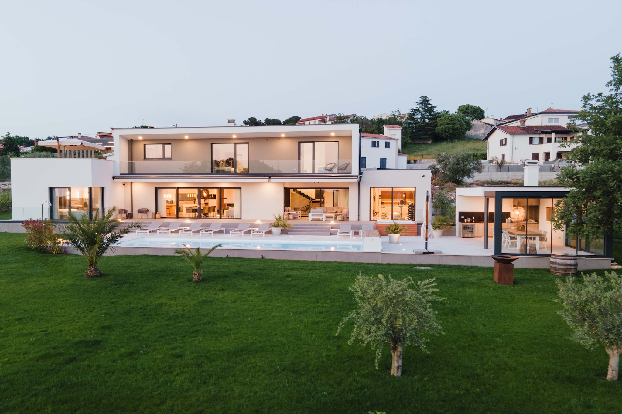 Villa Fuskulina - Buitenkant zomer
