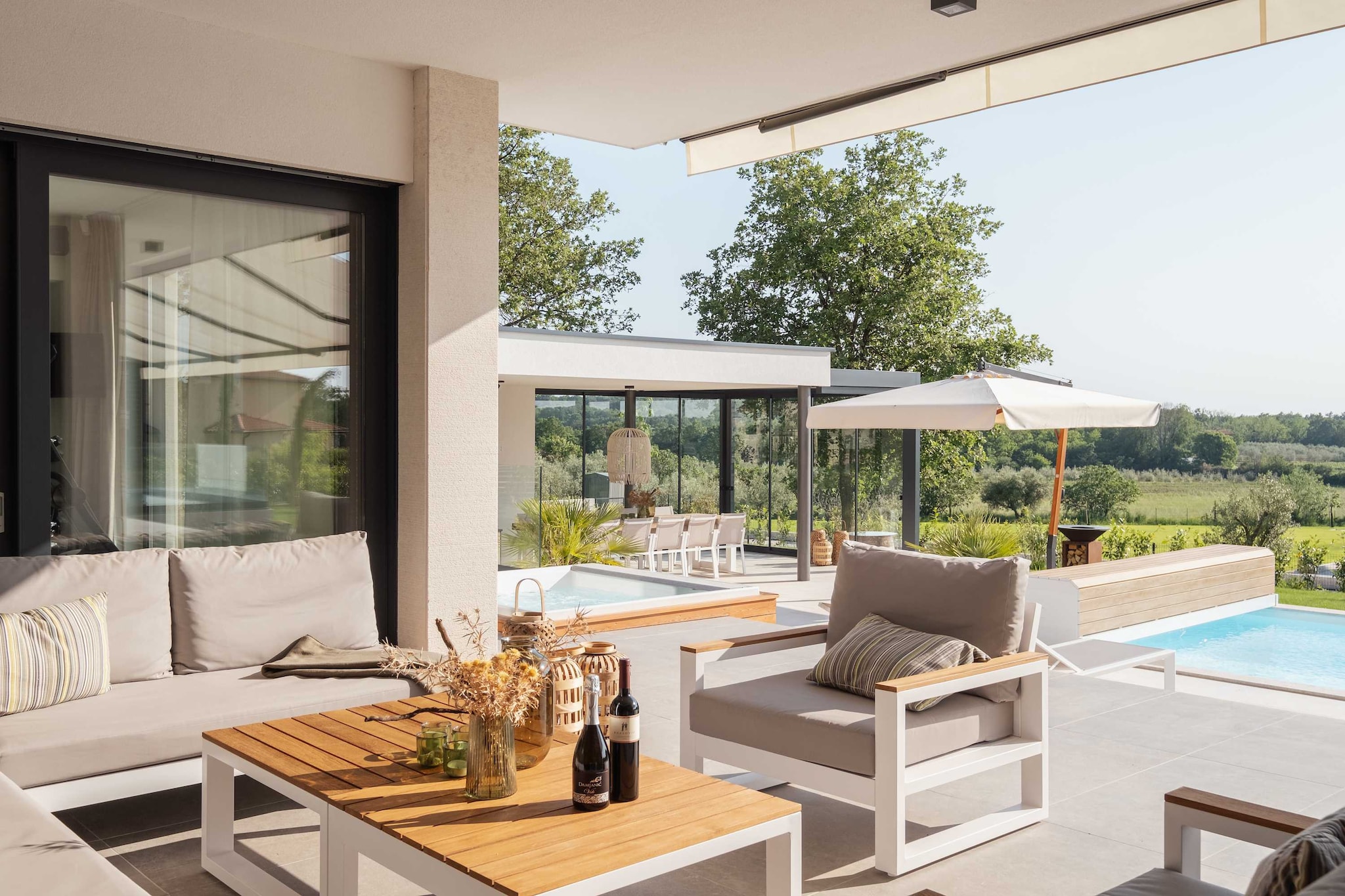 Villa Fuskulina - Terrasbalkon