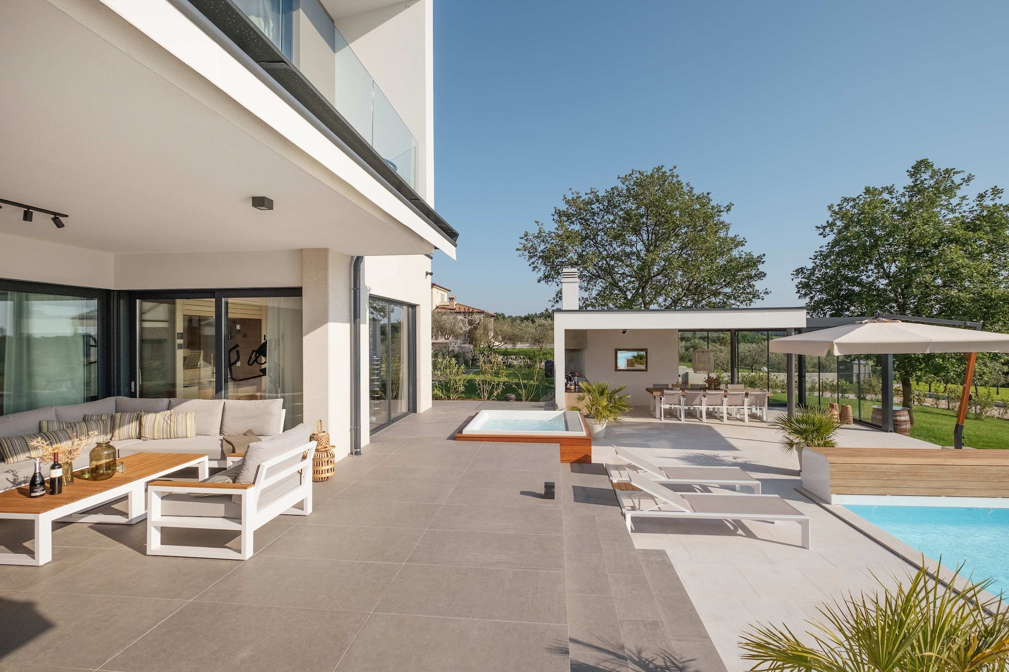 Villa Fuskulina - Terrasbalkon