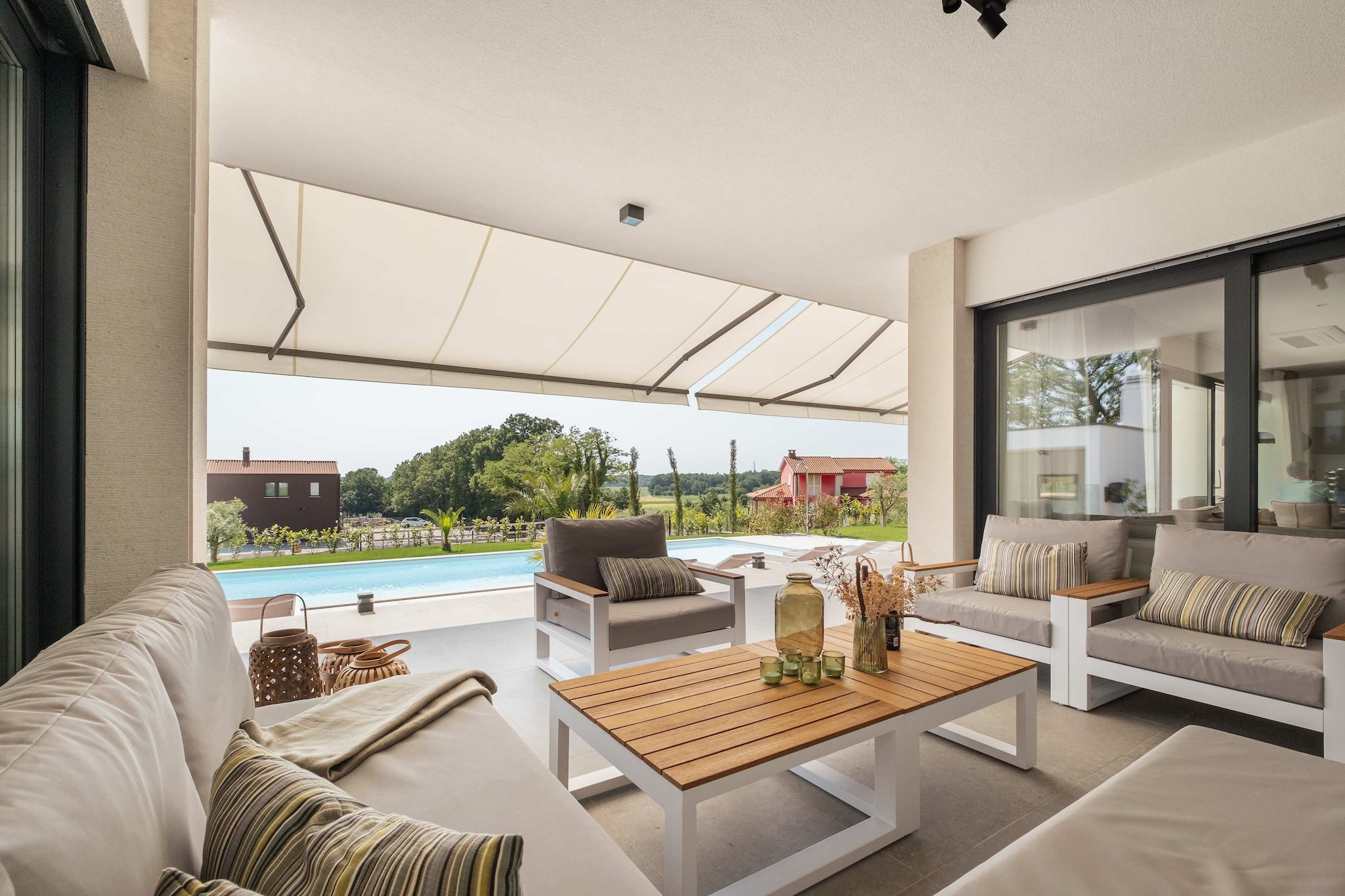 Villa Fuskulina - Terrasbalkon