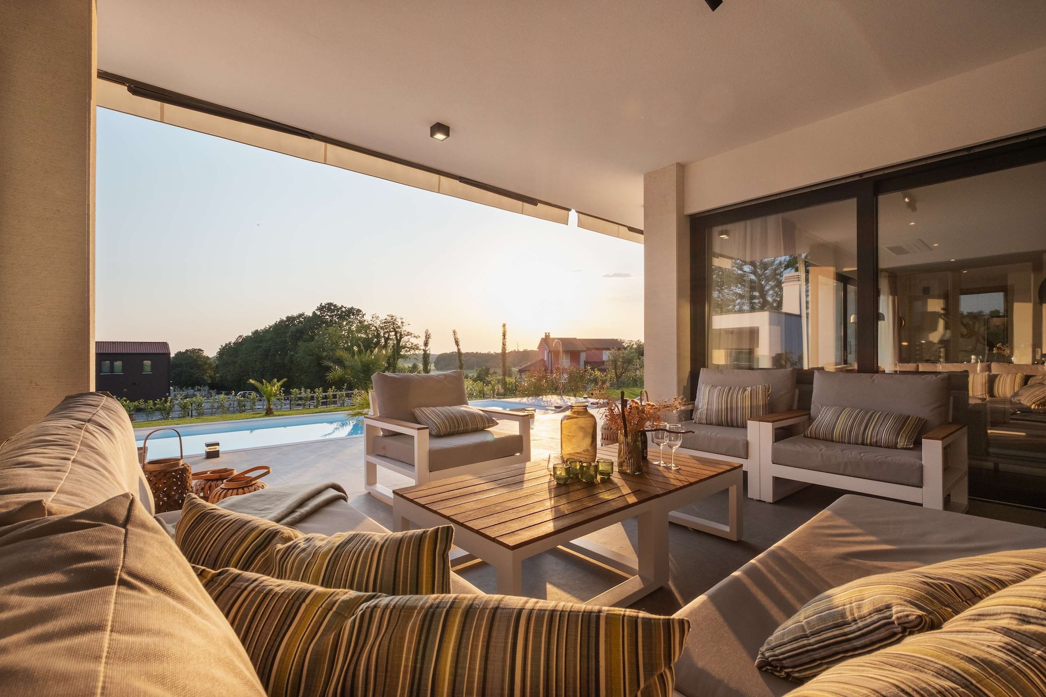 Villa Fuskulina - Terrasbalkon