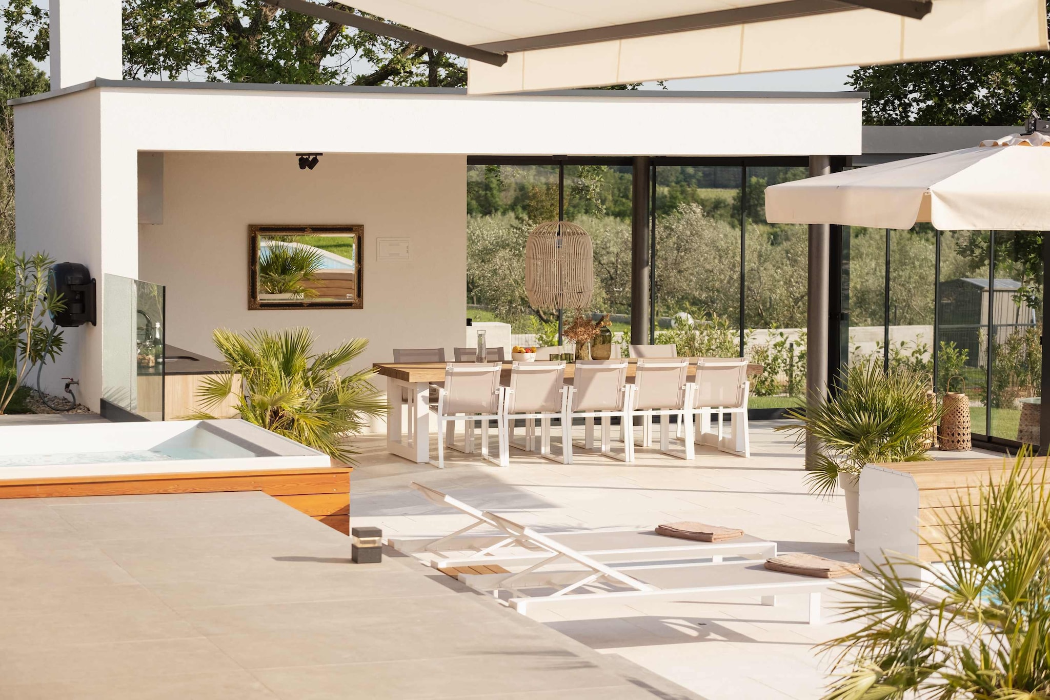 Villa Fuskulina - Terrasbalkon