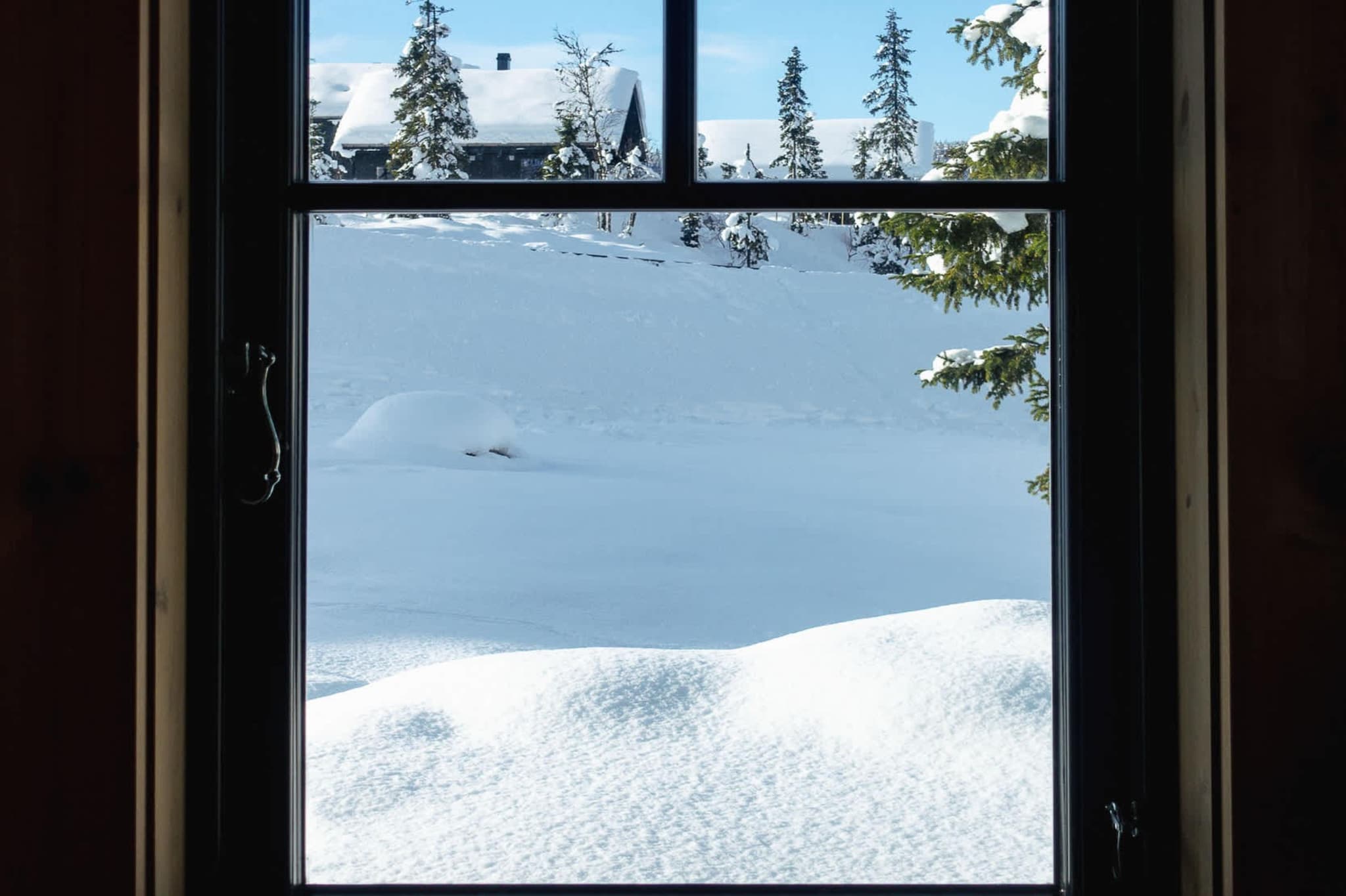 Skjønnhet Cottage - Uitzicht winter