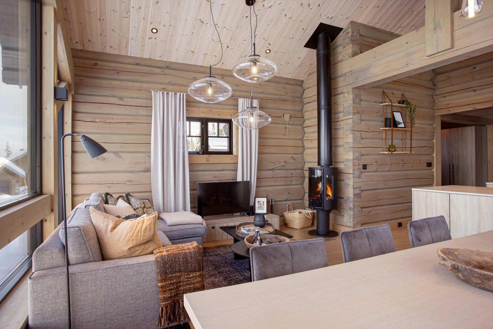 Skjønnhet Cottage - Woonkamer