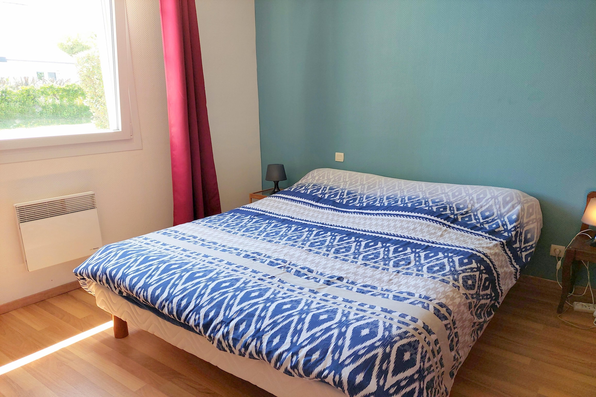 Ebenerdiges Ferienhaus in Strandnähe Santec - Slaapkamer