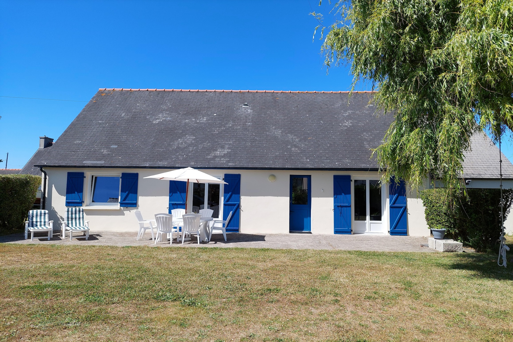 Ebenerdiges Ferienhaus in Strandnähe Santec